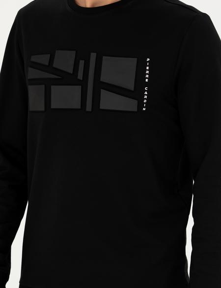 Siyah Regular Fit Sweatshirt - 50273399023