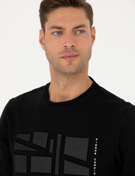 Siyah Regular Fit Sweatshirt - 50273399023