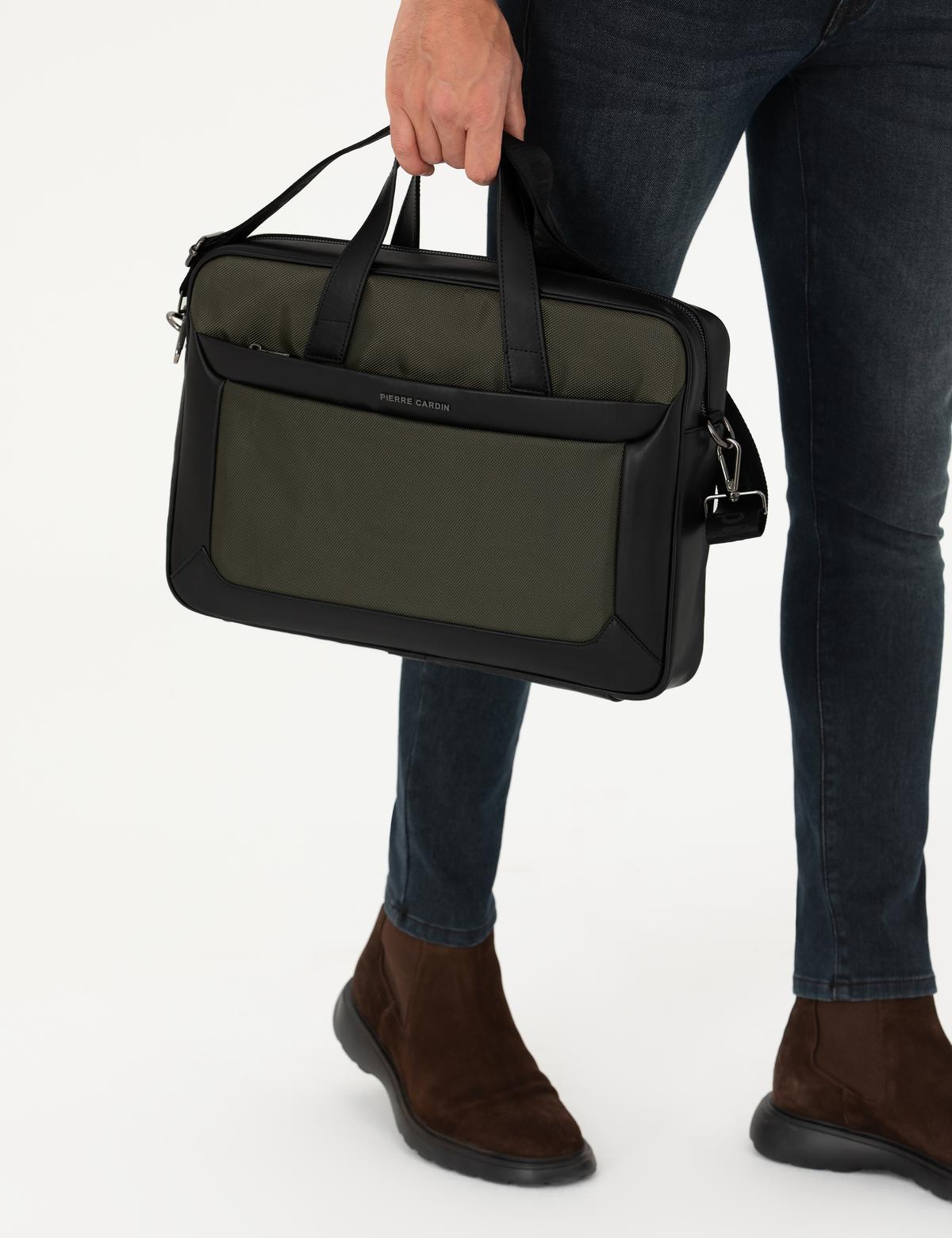 Erkek Yeşil Evrak Çantası - 50289988002