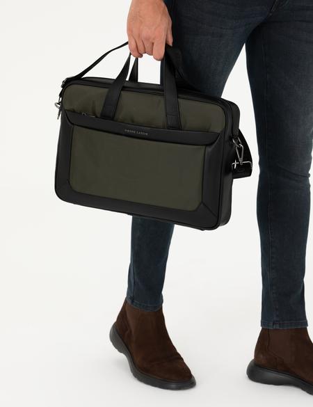 Erkek Yeşil Evrak Çantası - 50289988002