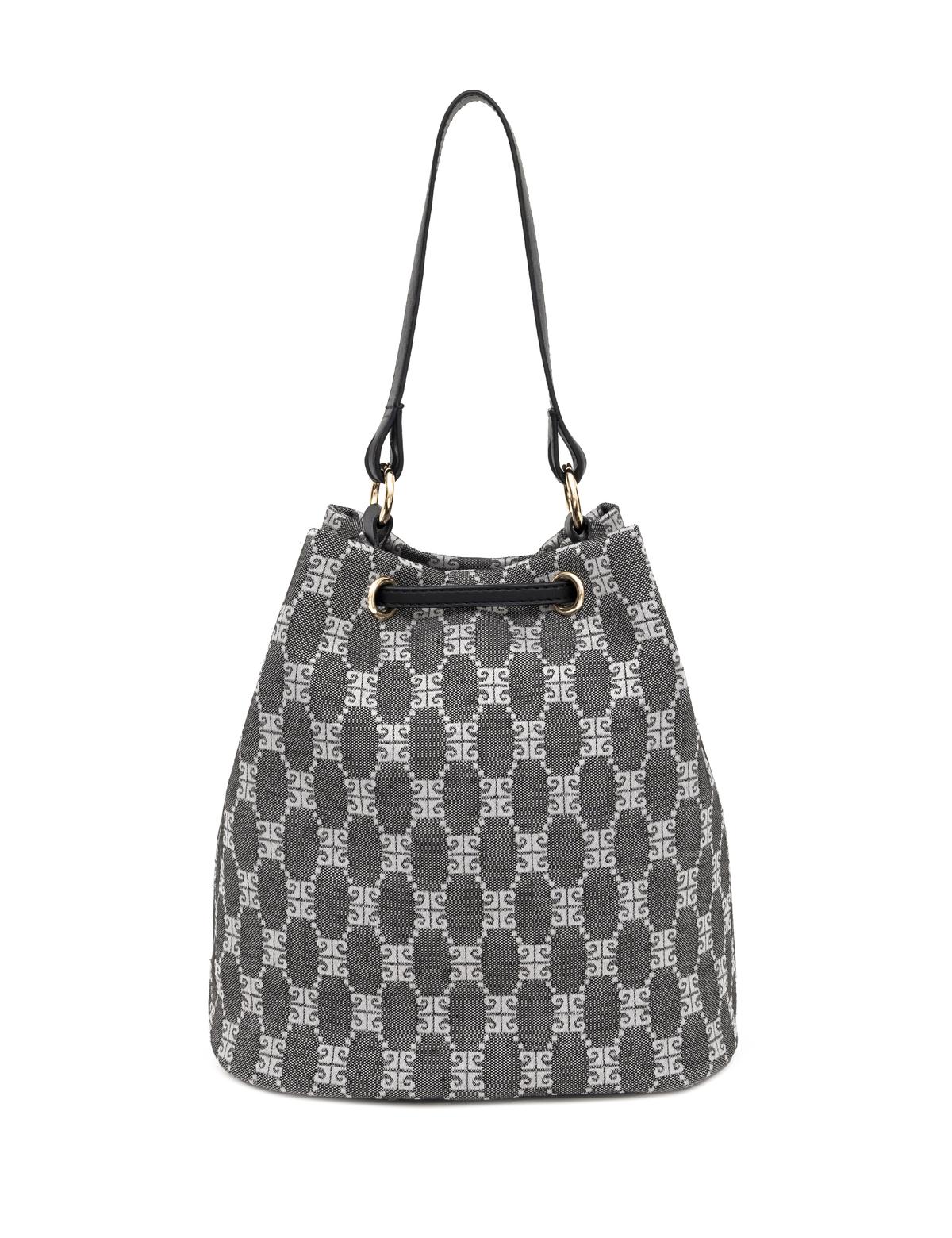 Gri Büzgülü Çanta - 50297601001