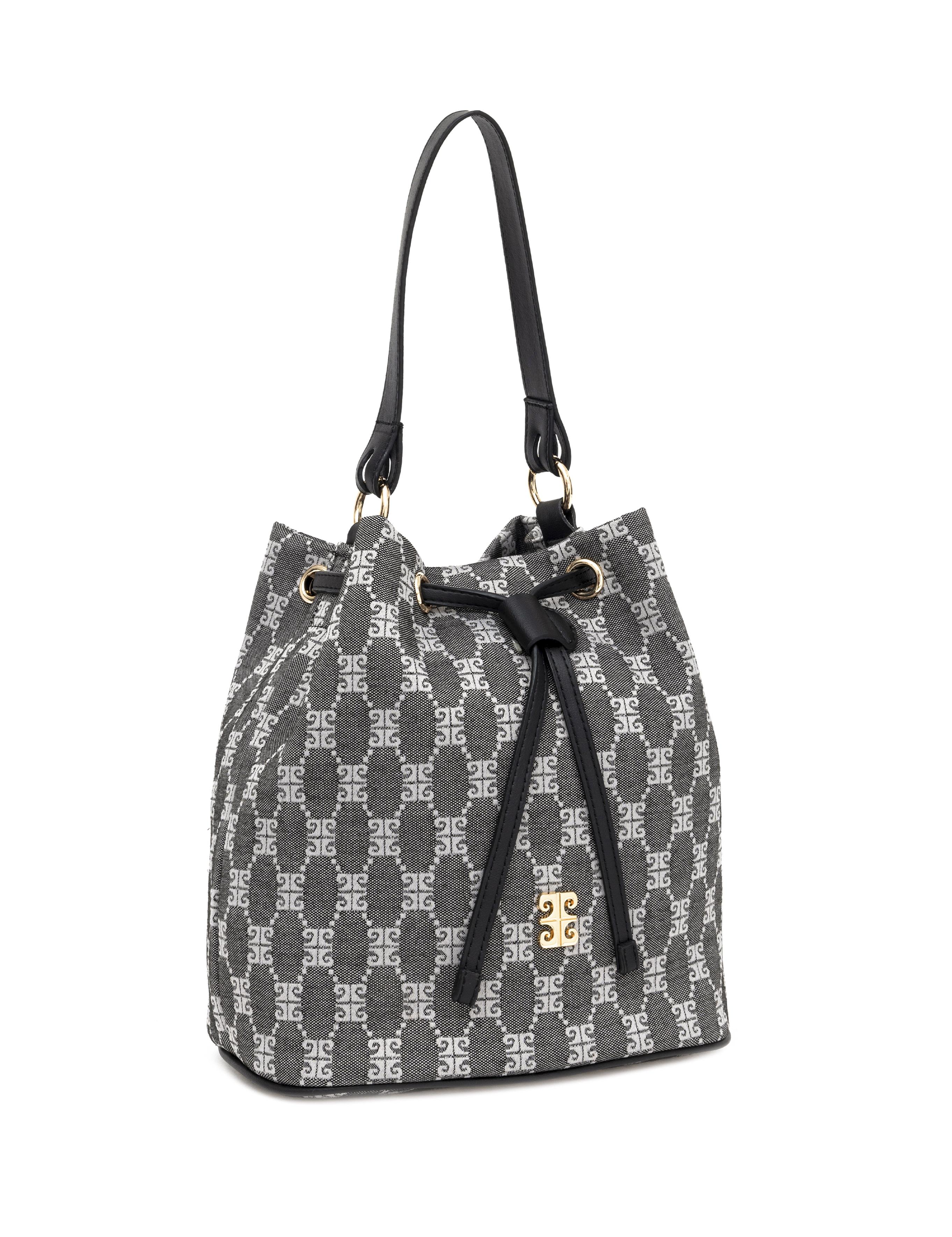 Gri Büzgülü Çanta