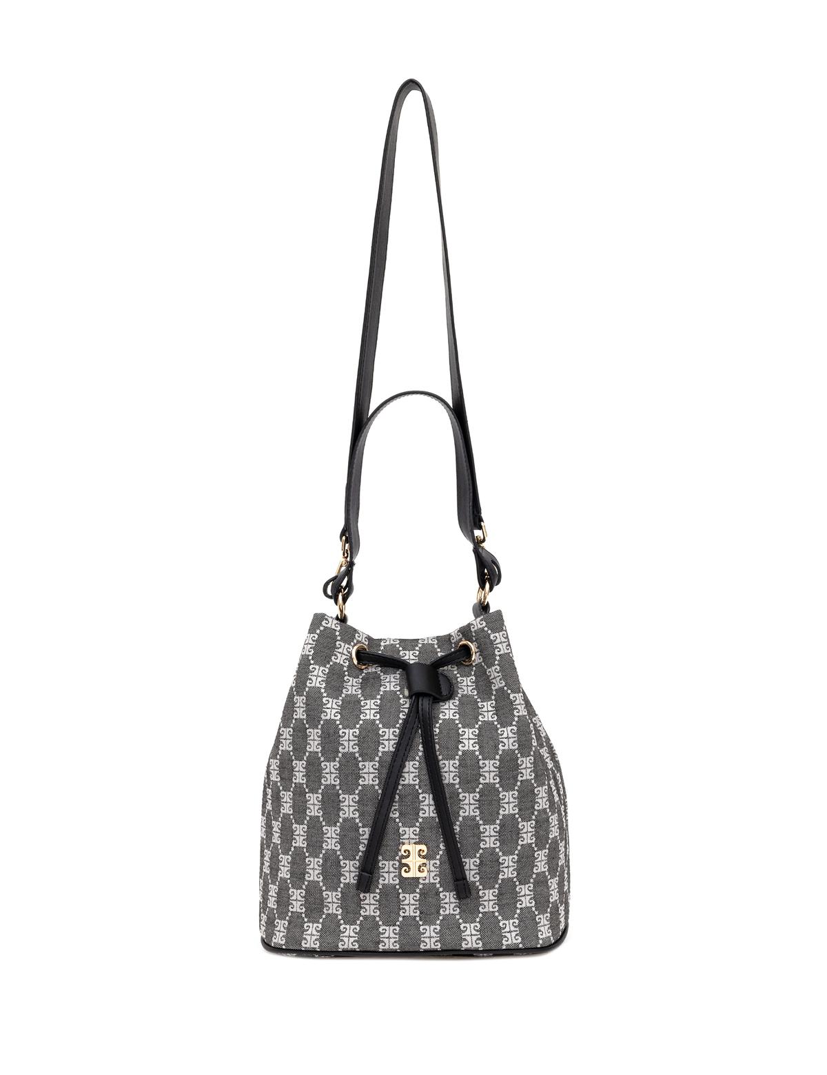 Gri Büzgülü Çanta - 50297601001