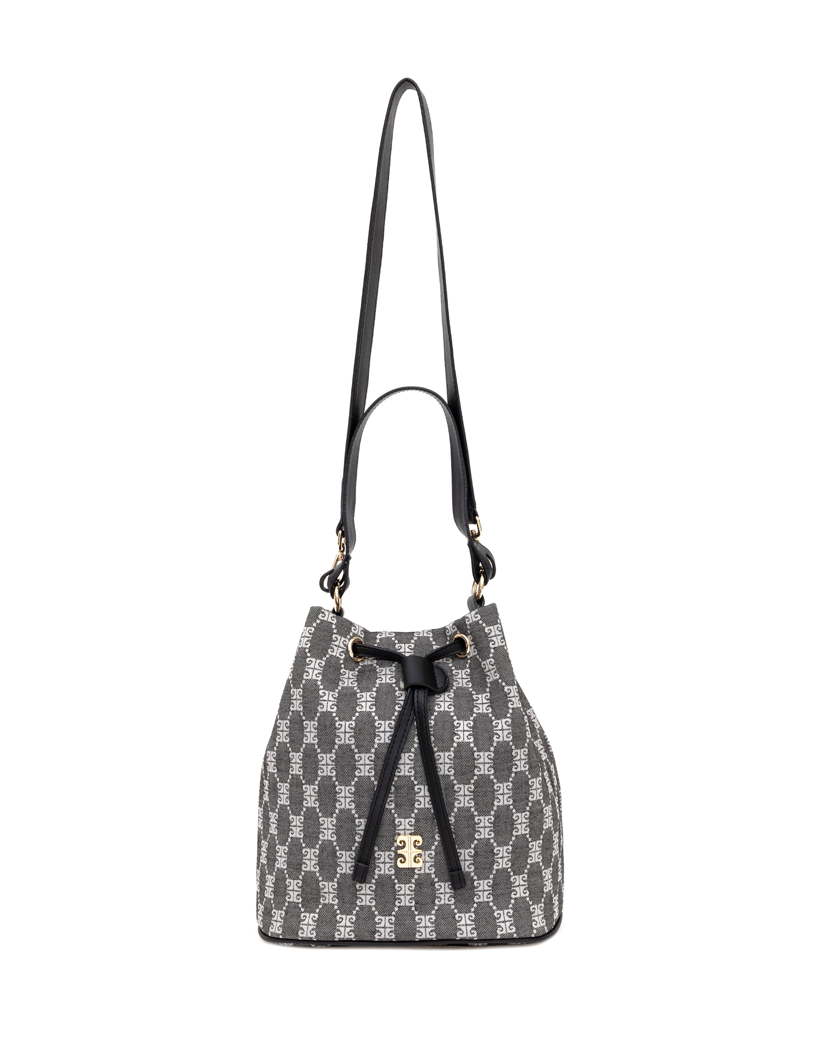 Gri Büzgülü Çanta