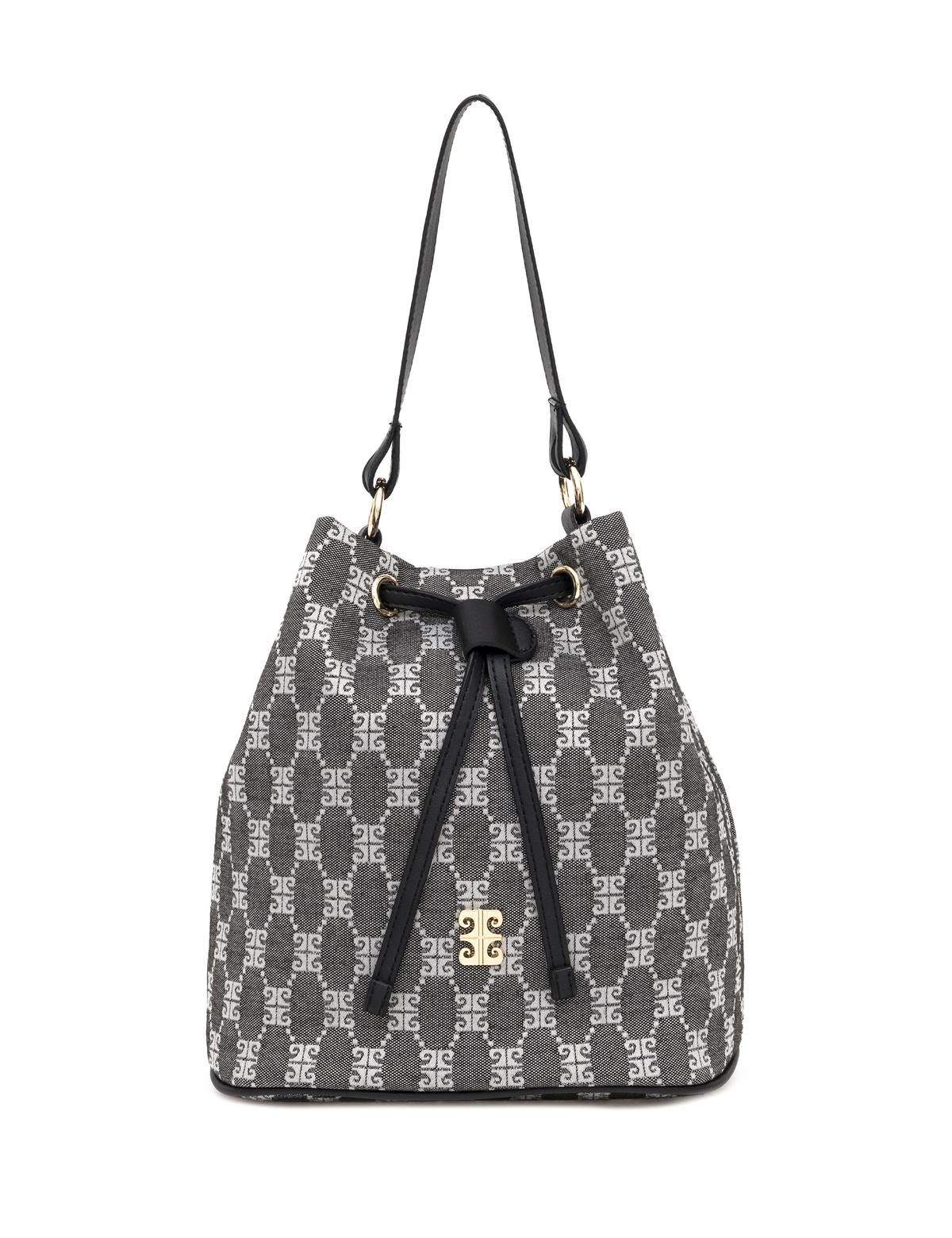 Gri Büzgülü Çanta - 50297601001