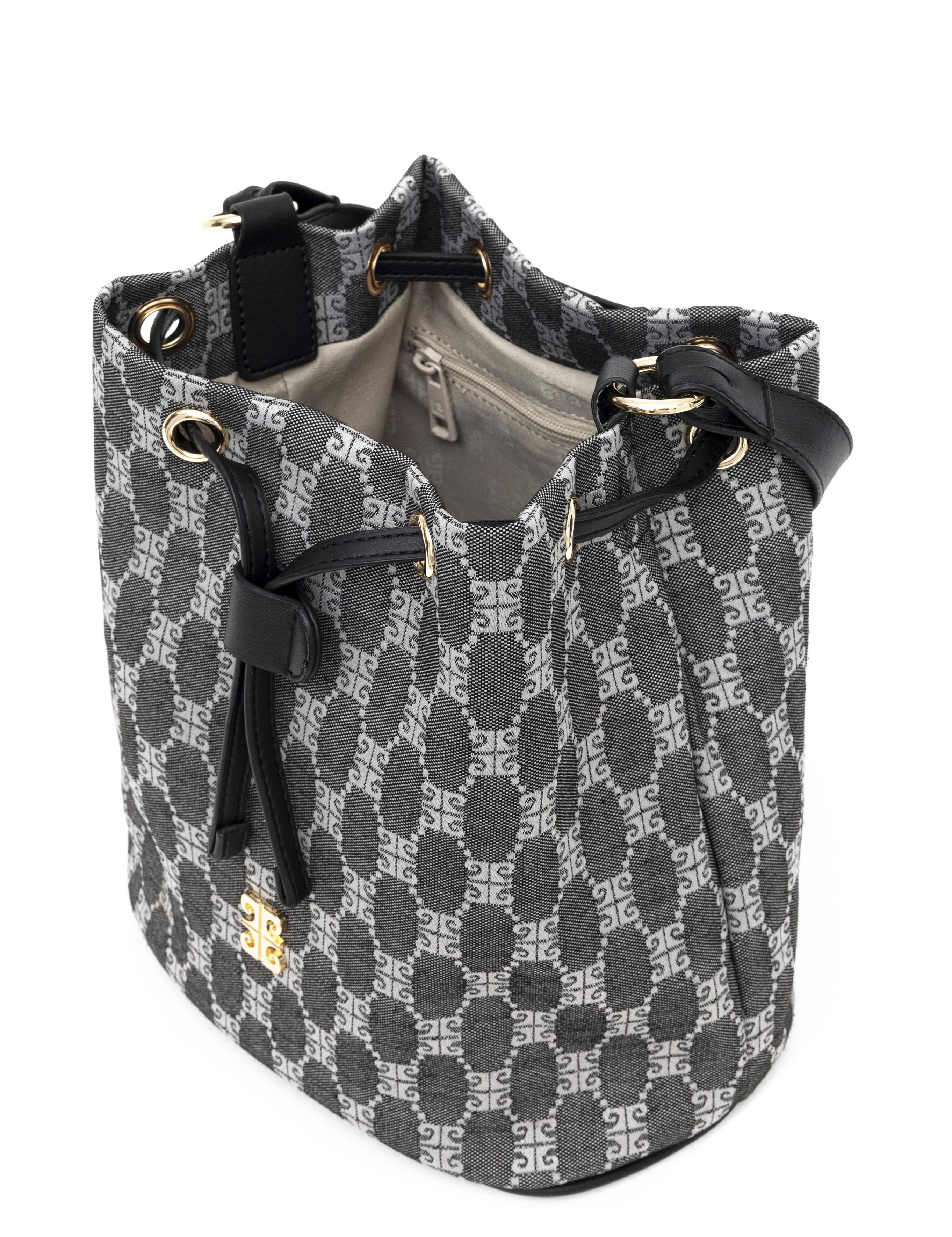 Gri Büzgülü Çanta