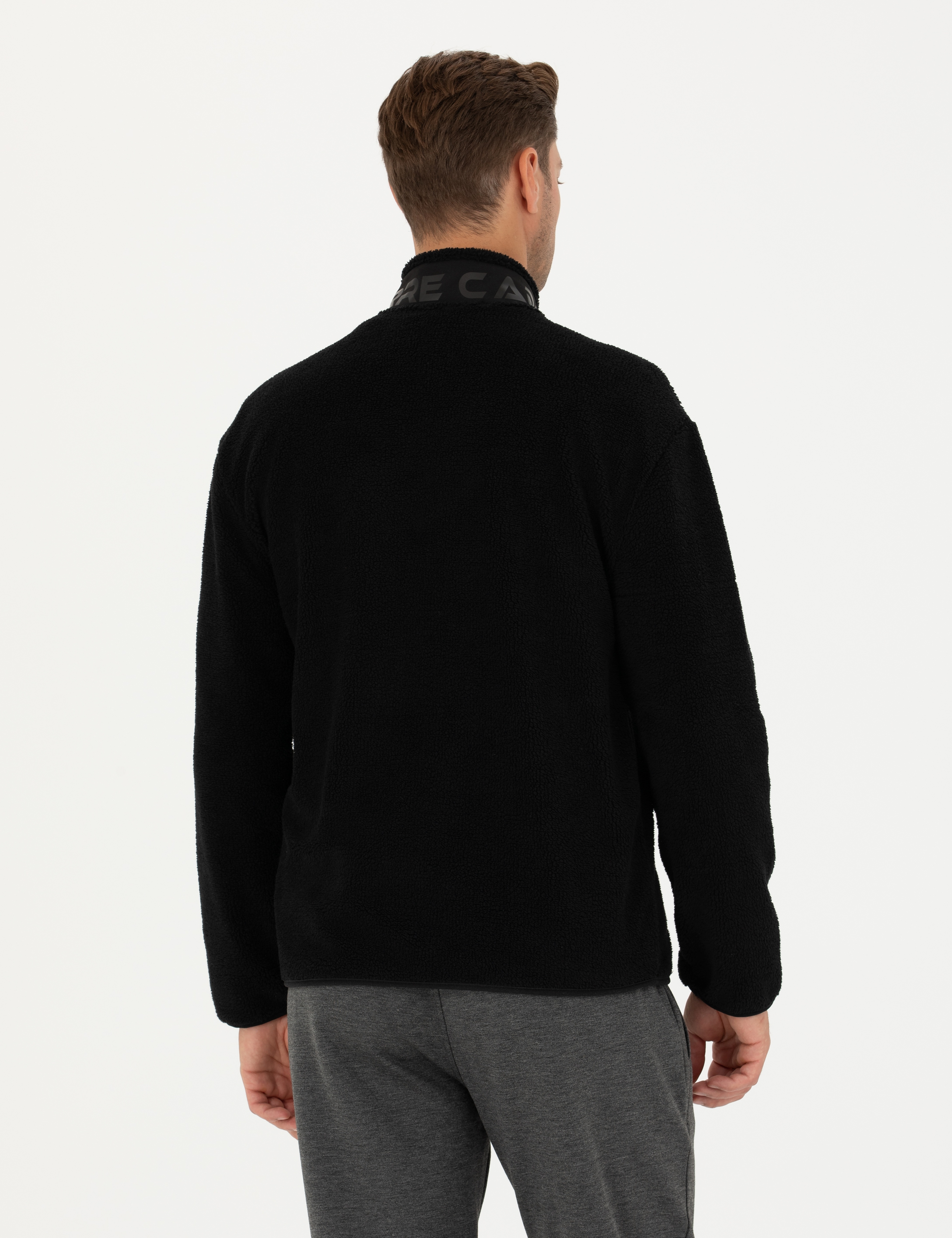 Siyah Regular Fit Hırka