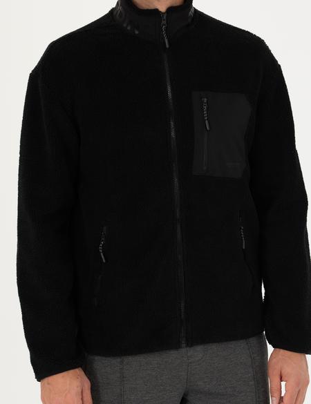 Siyah Regular Fit Hırka - 50271741023