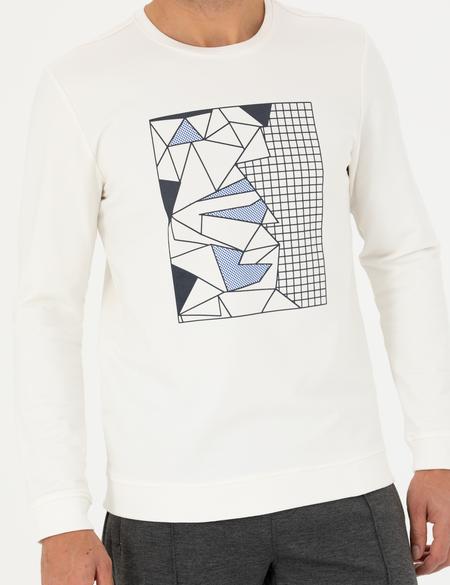 Ekru Regular Fit Sweatshirt - 50273401026