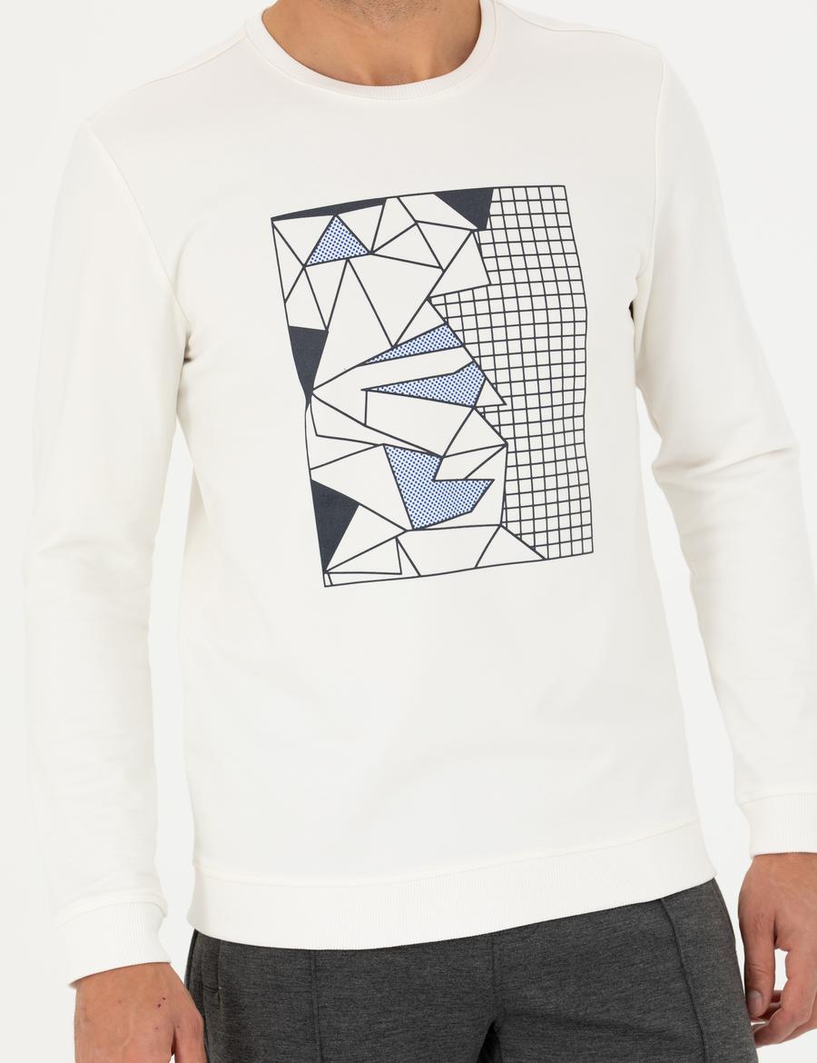 Ekru Regular Fit Sweatshirt