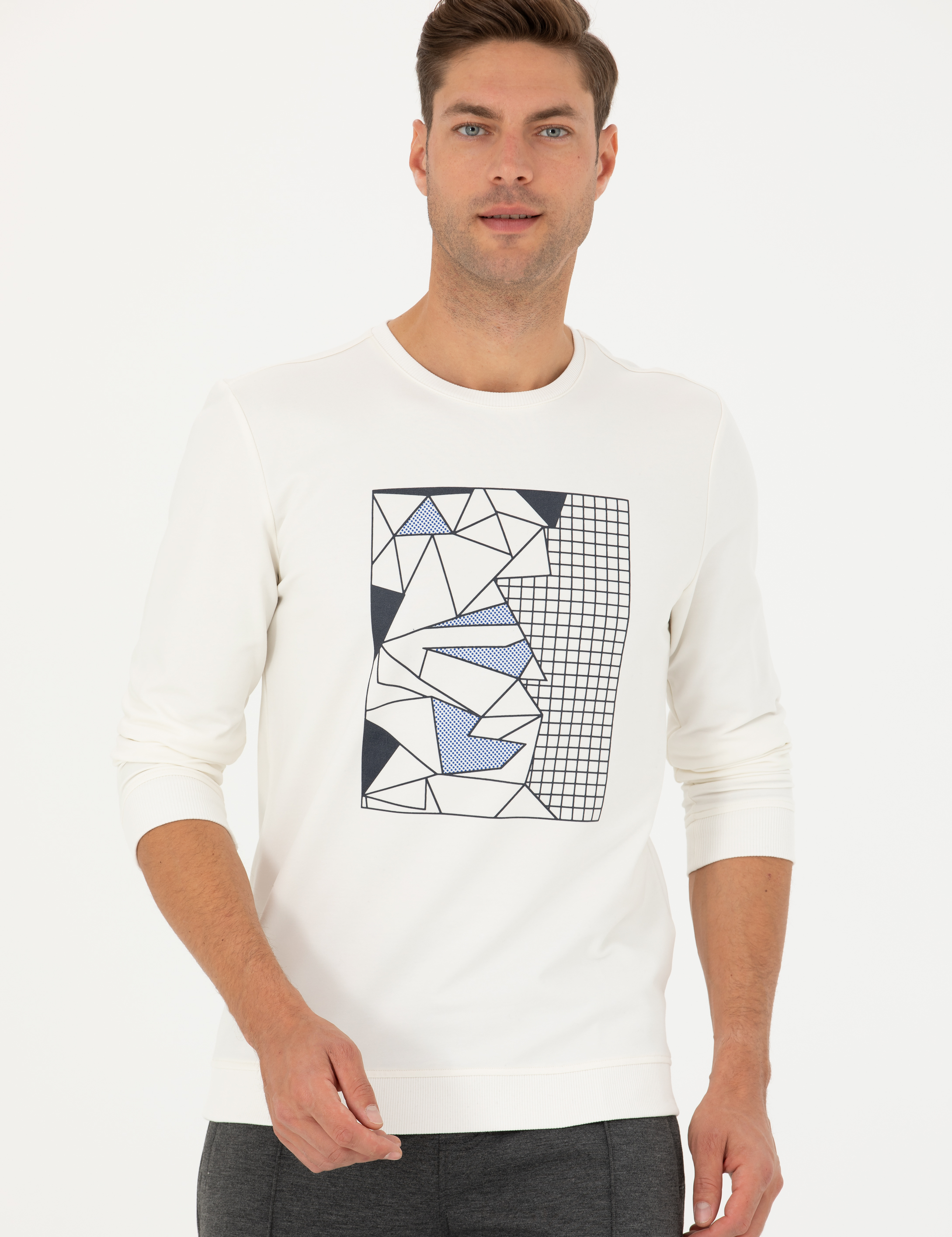 Ekru Regular Fit Sweatshirt - Image 2
