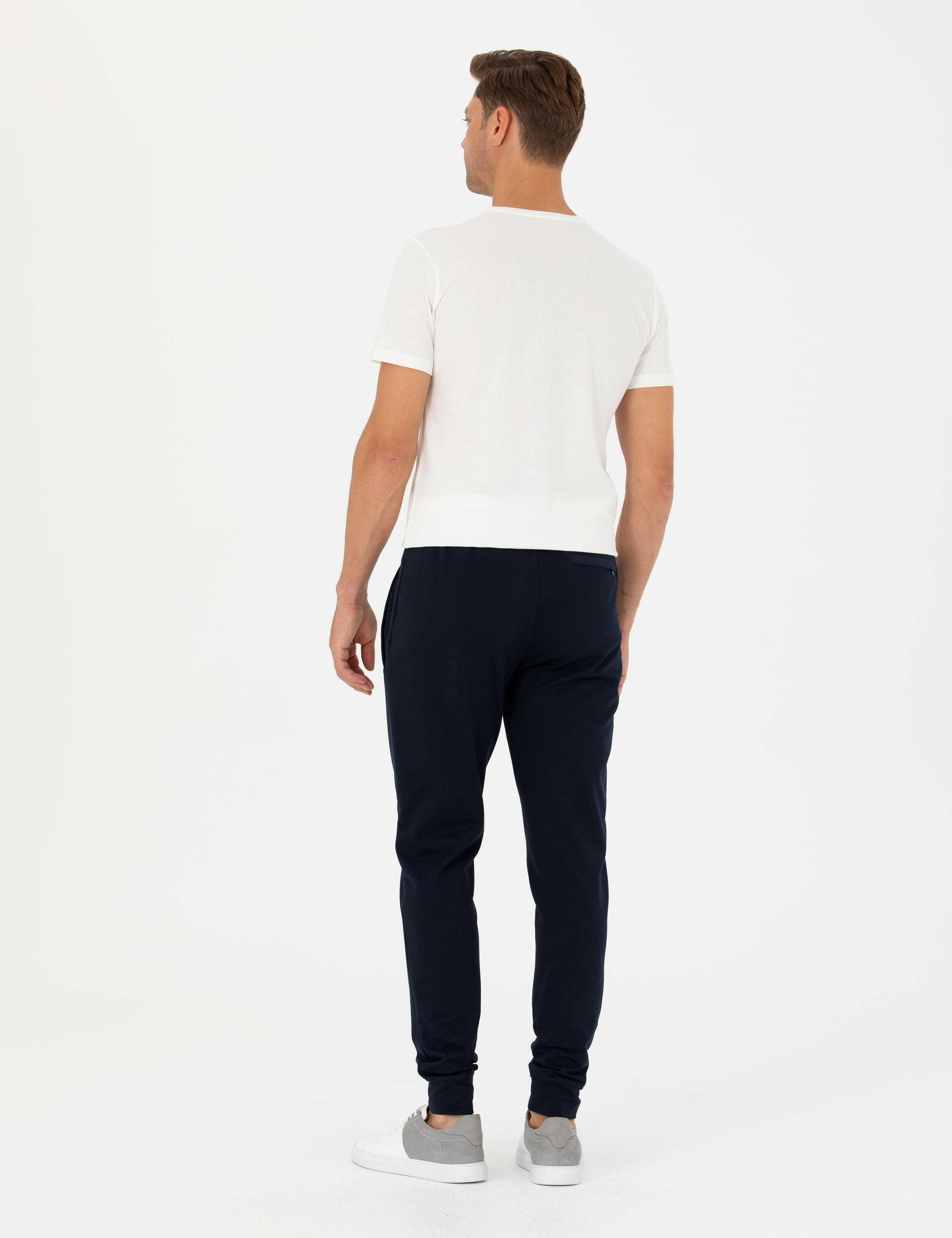 Lacivert Slim Fit Eşofman Altı