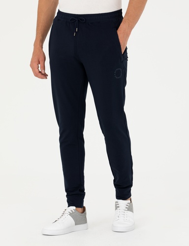 Lacivert Slim Fit Eşofman Altı