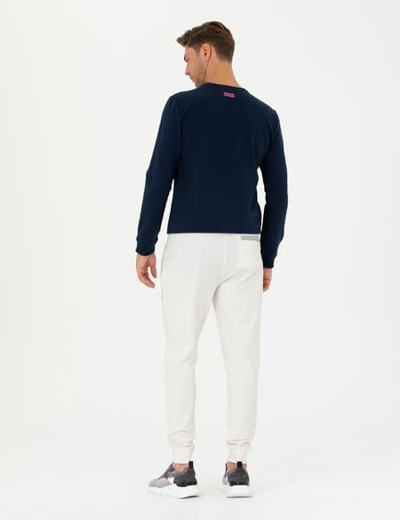 Ekru Slim Fit Eşofman Altı - 50274869038