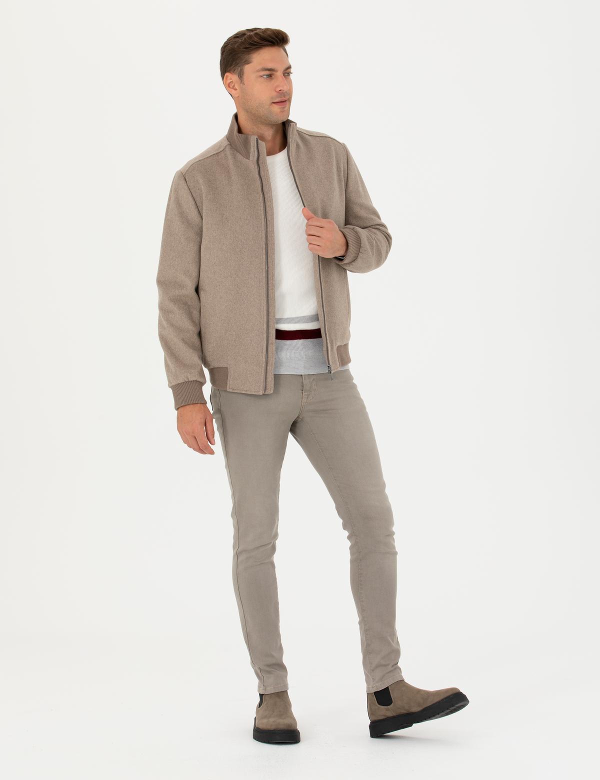 Bej Kaşe Mont - 50270901034