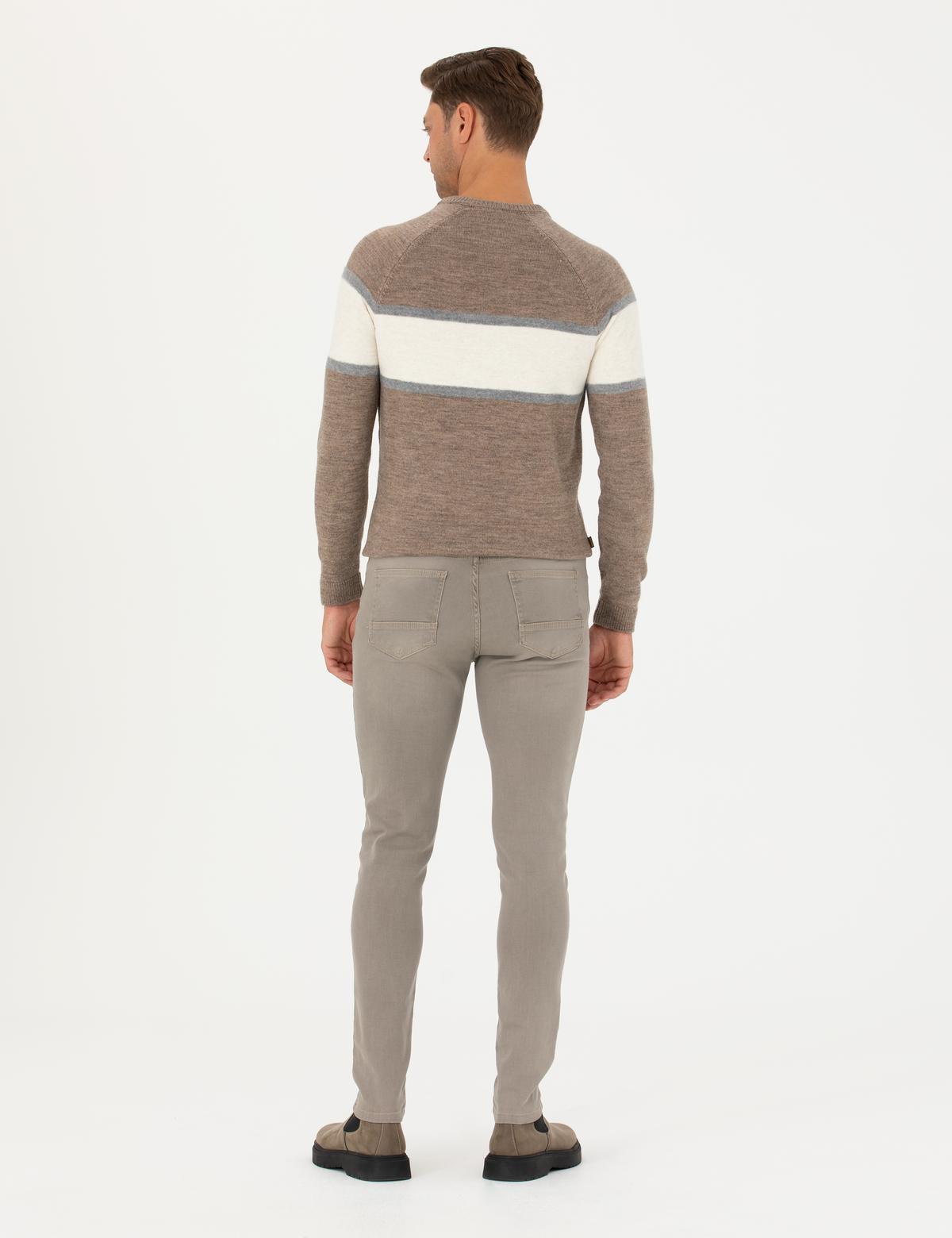 Bej Slim Fit Jean Pantolon - 50274153044