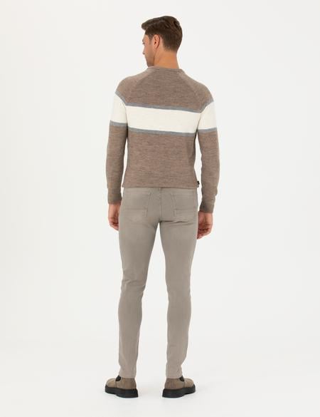 Bej Slim Fit Jean Pantolon - 50274153044