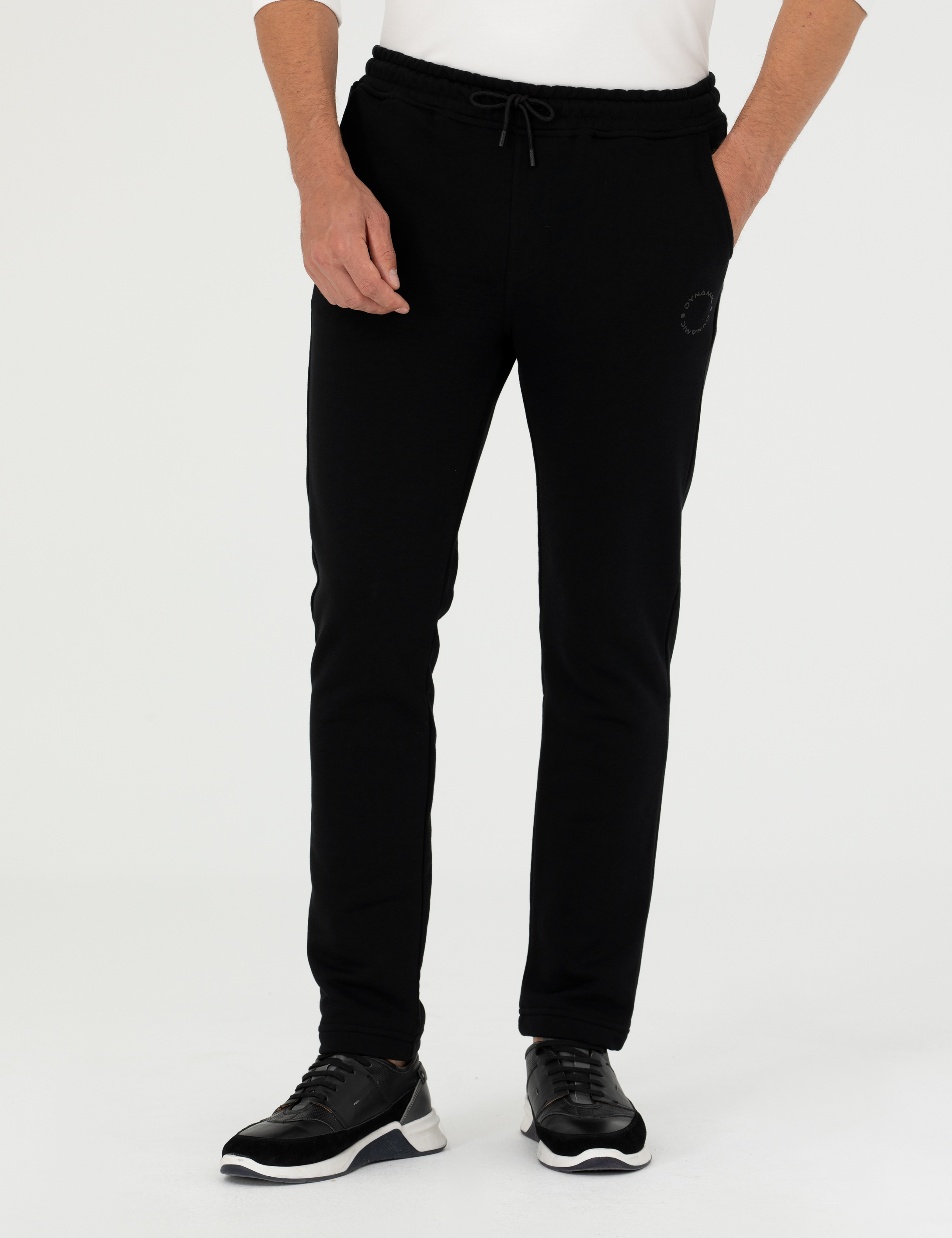 Siyah Slim Fit Eşofman Altı - Image 2