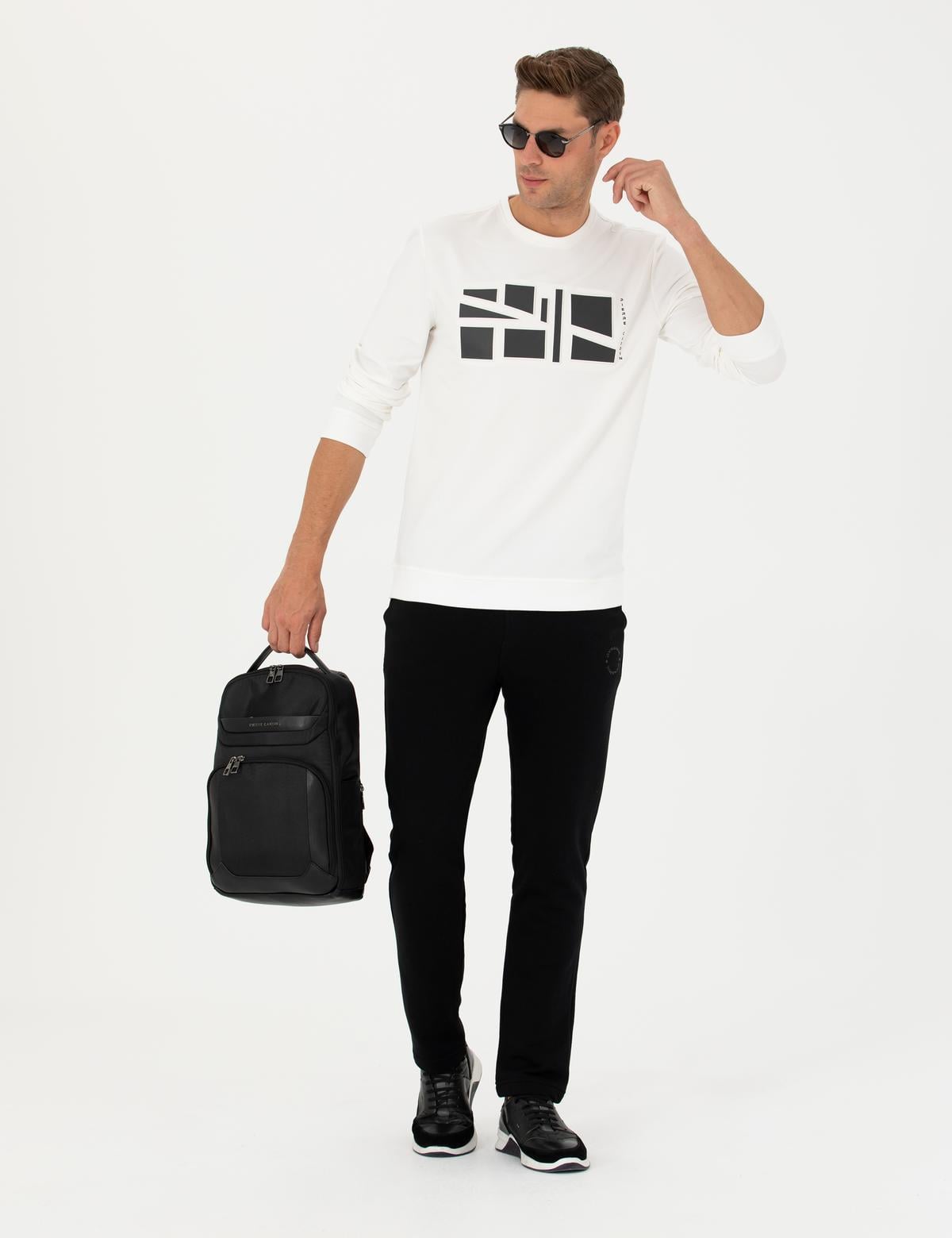 Siyah Slim Fit Eşofman Altı - 50279021001