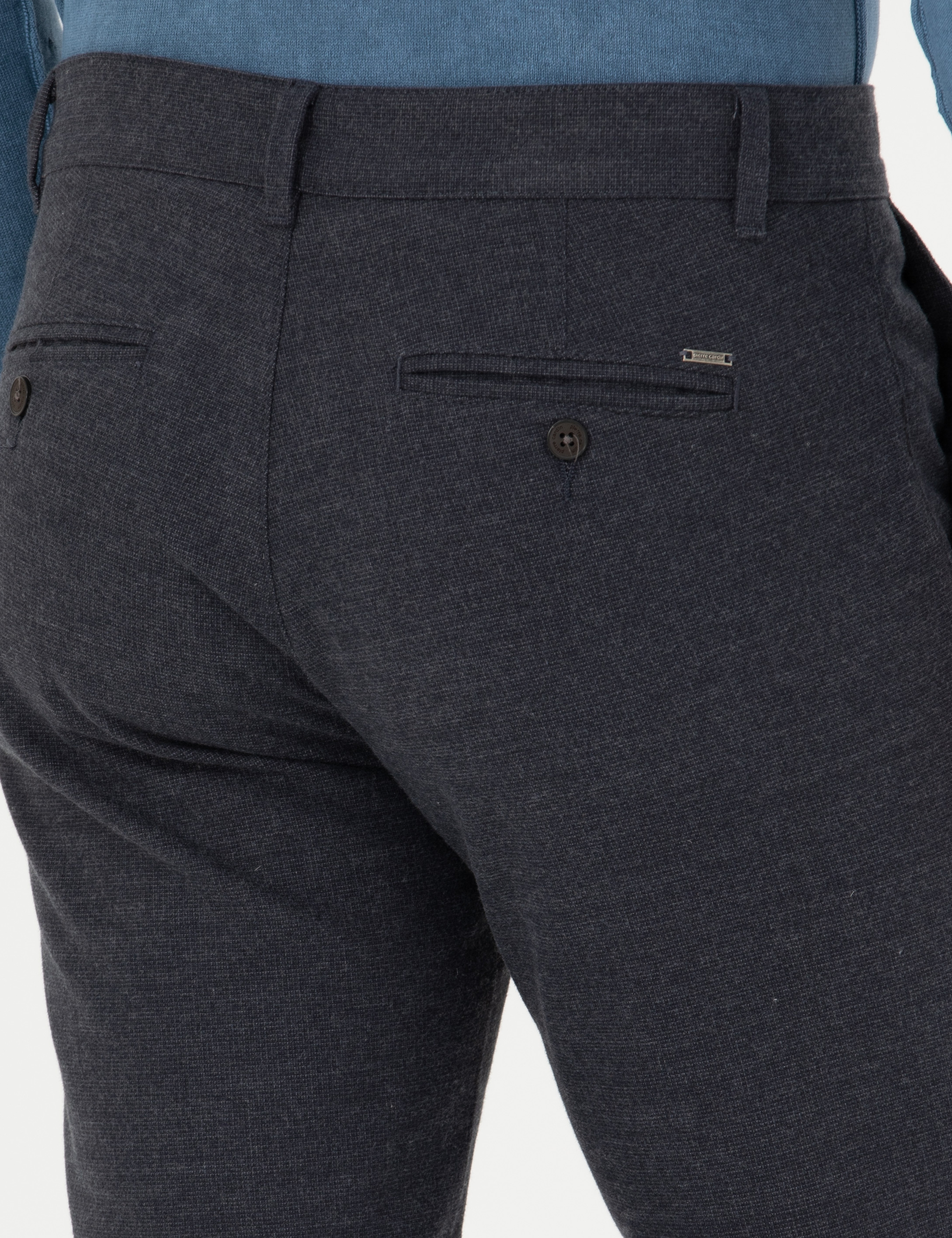 Antrasit Slim Fit Kanvas Pantolon - Image 7