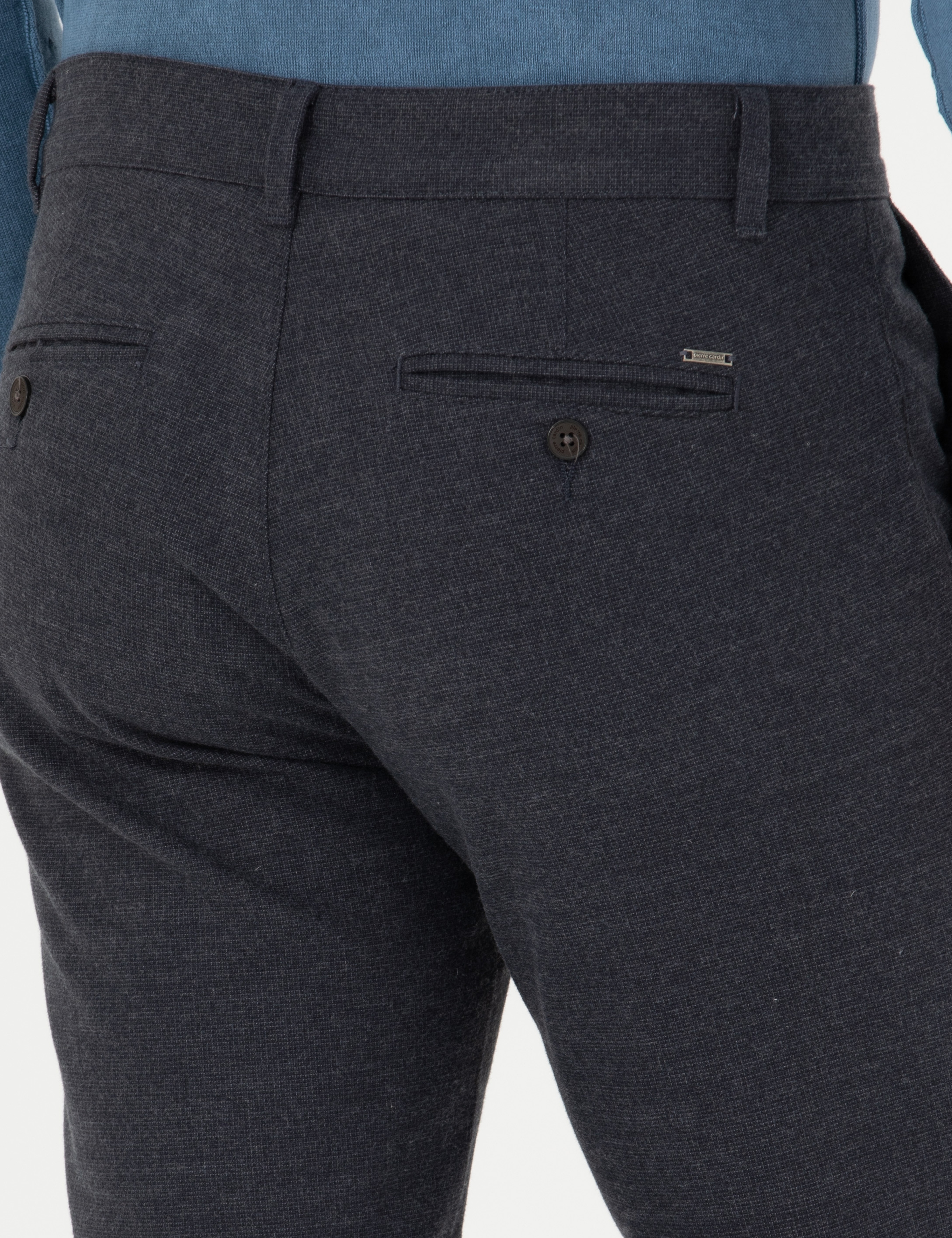 Antrasit Slim Fit Kanvas Pantolon