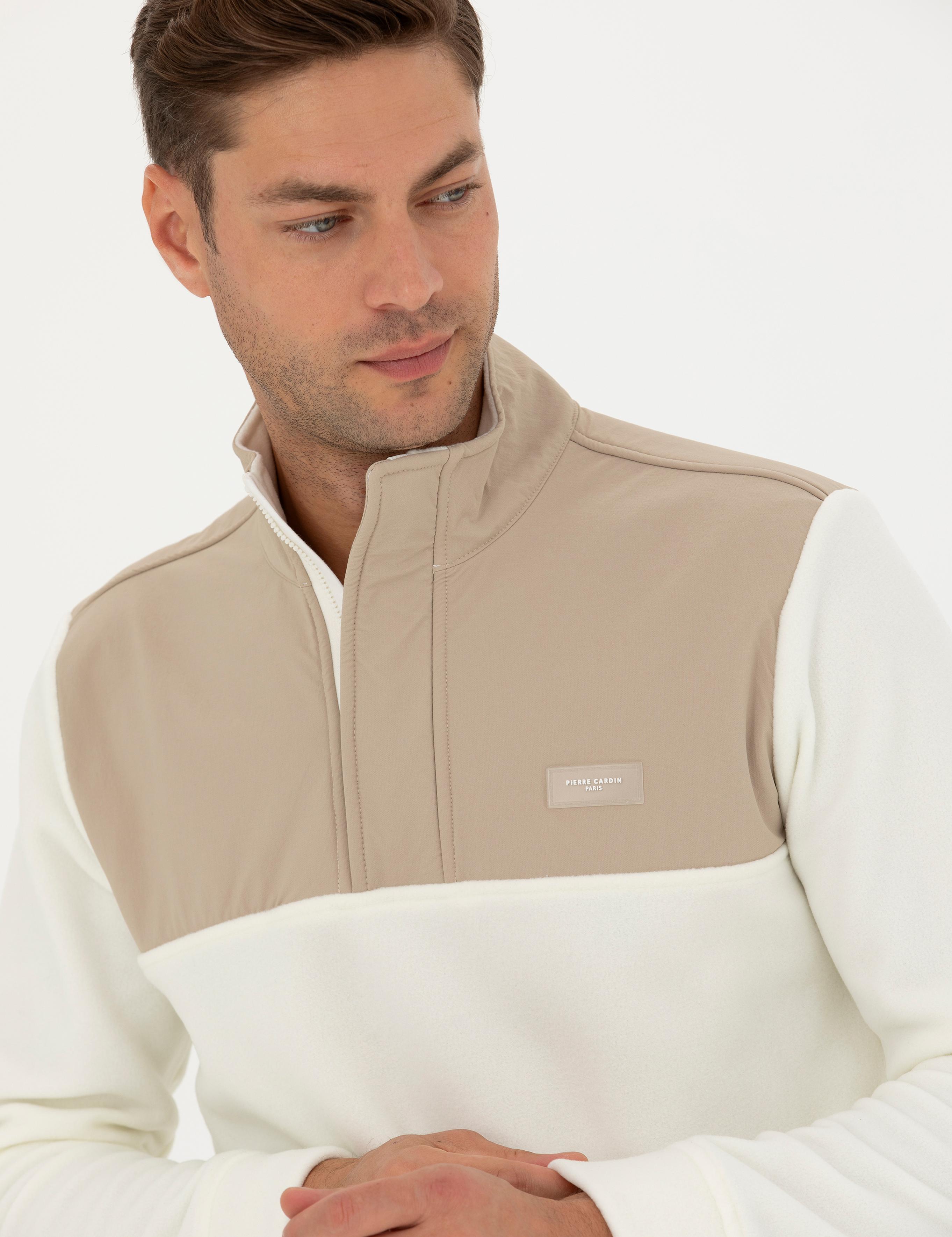 Ekru Regular Fit Sweatshirt