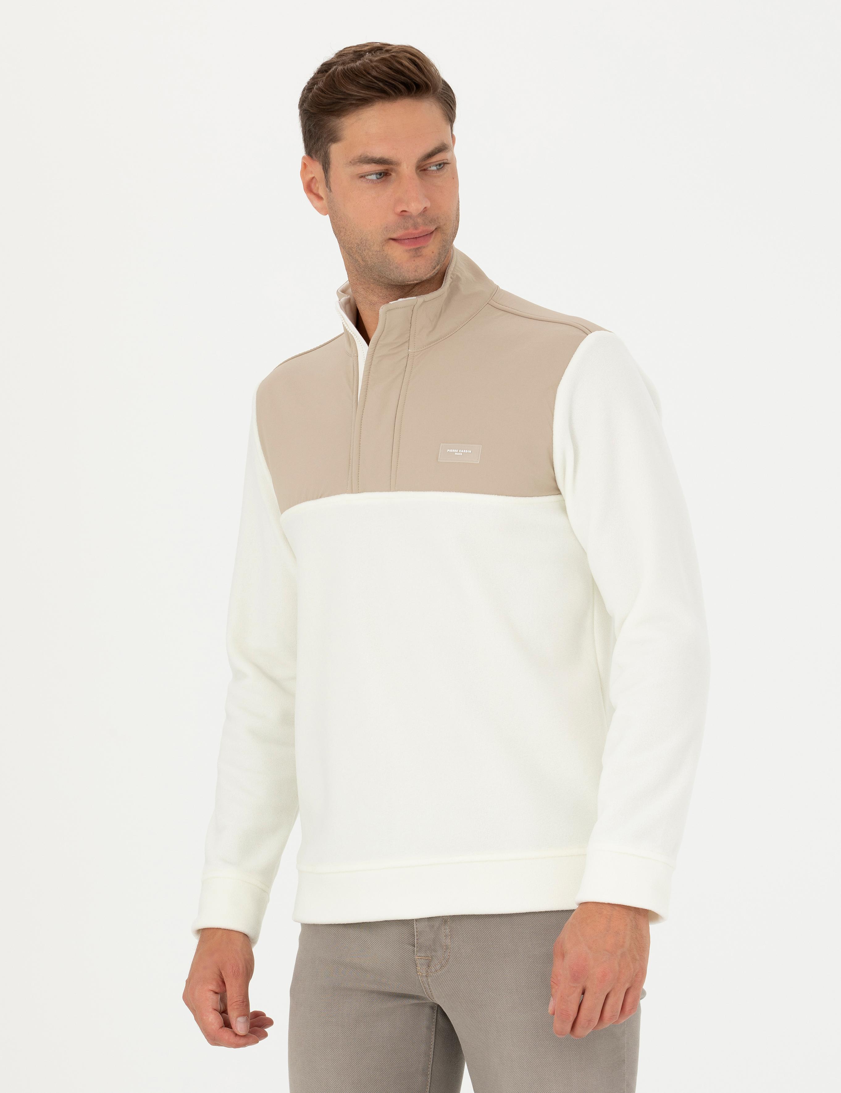 Ekru Regular Fit Sweatshirt