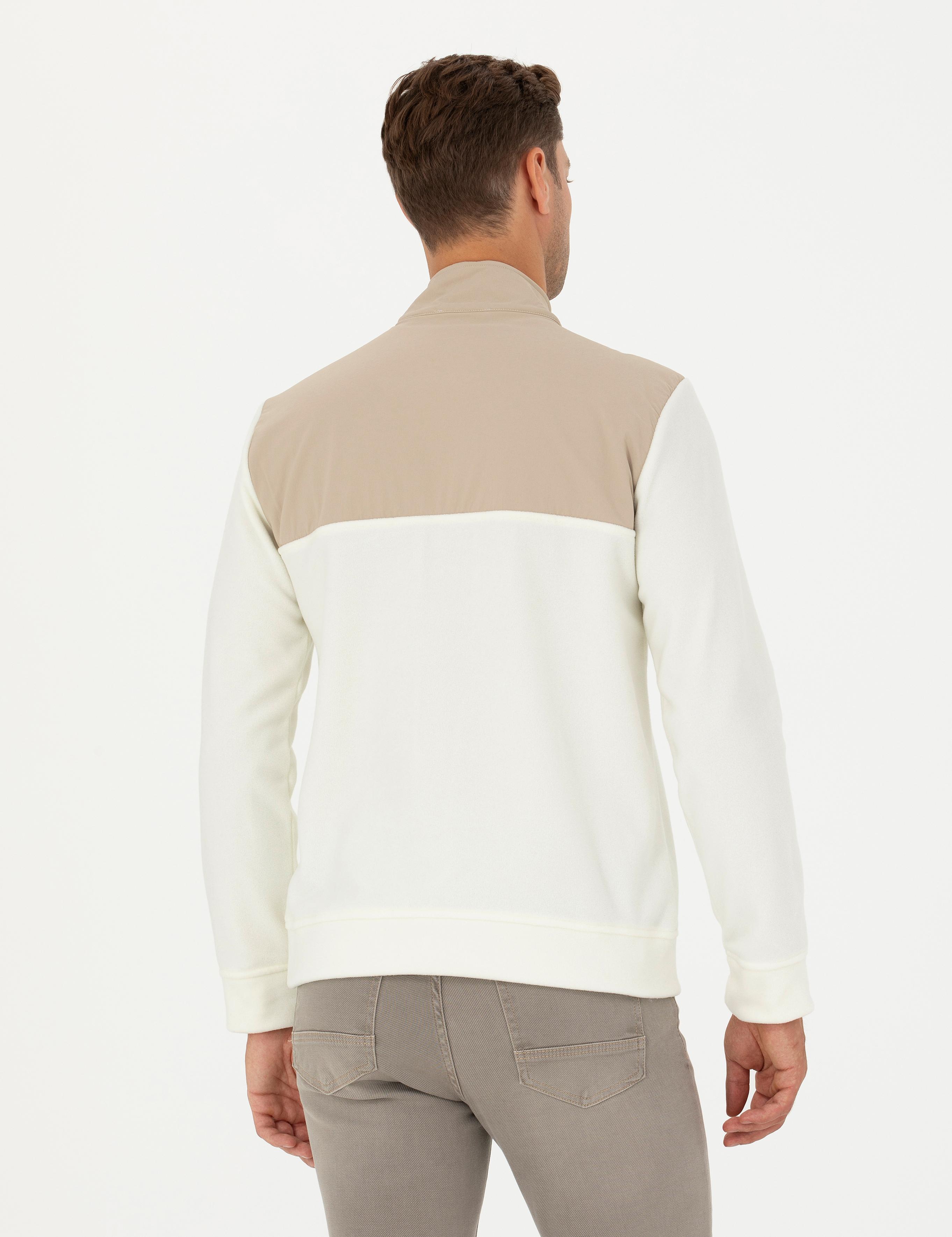 Ekru Regular Fit Sweatshirt