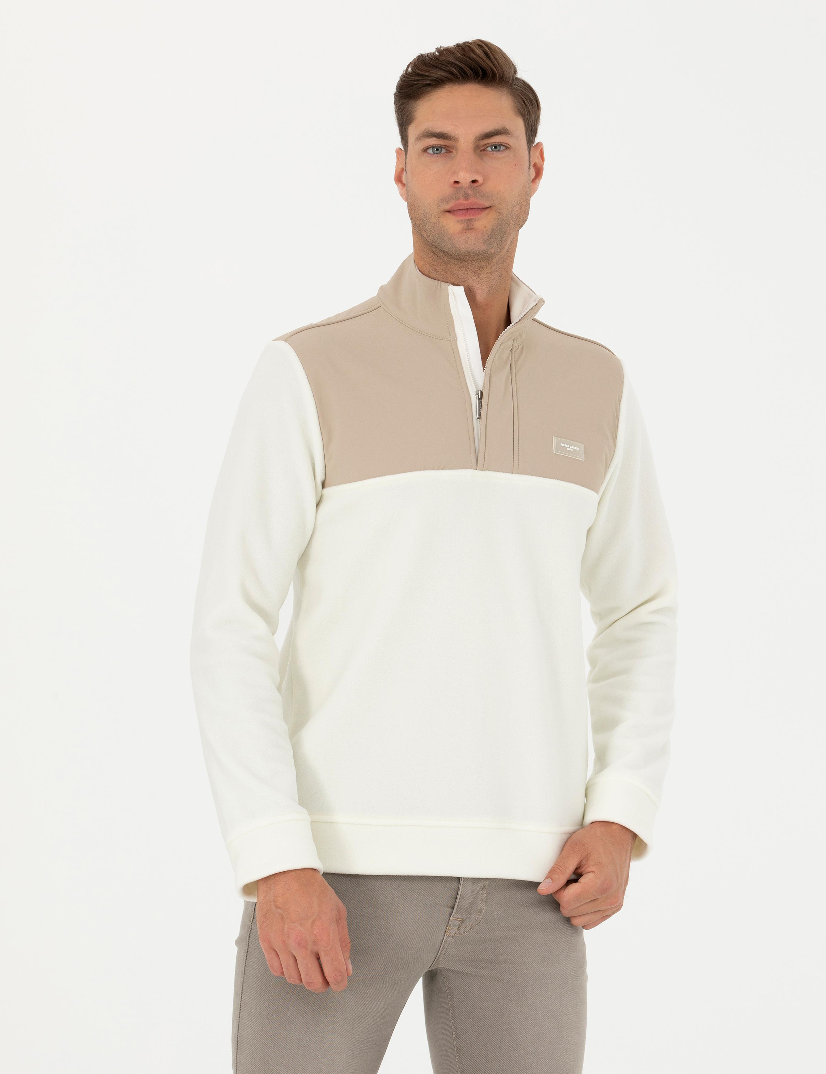 Ekru Regular Fit Sweatshirt