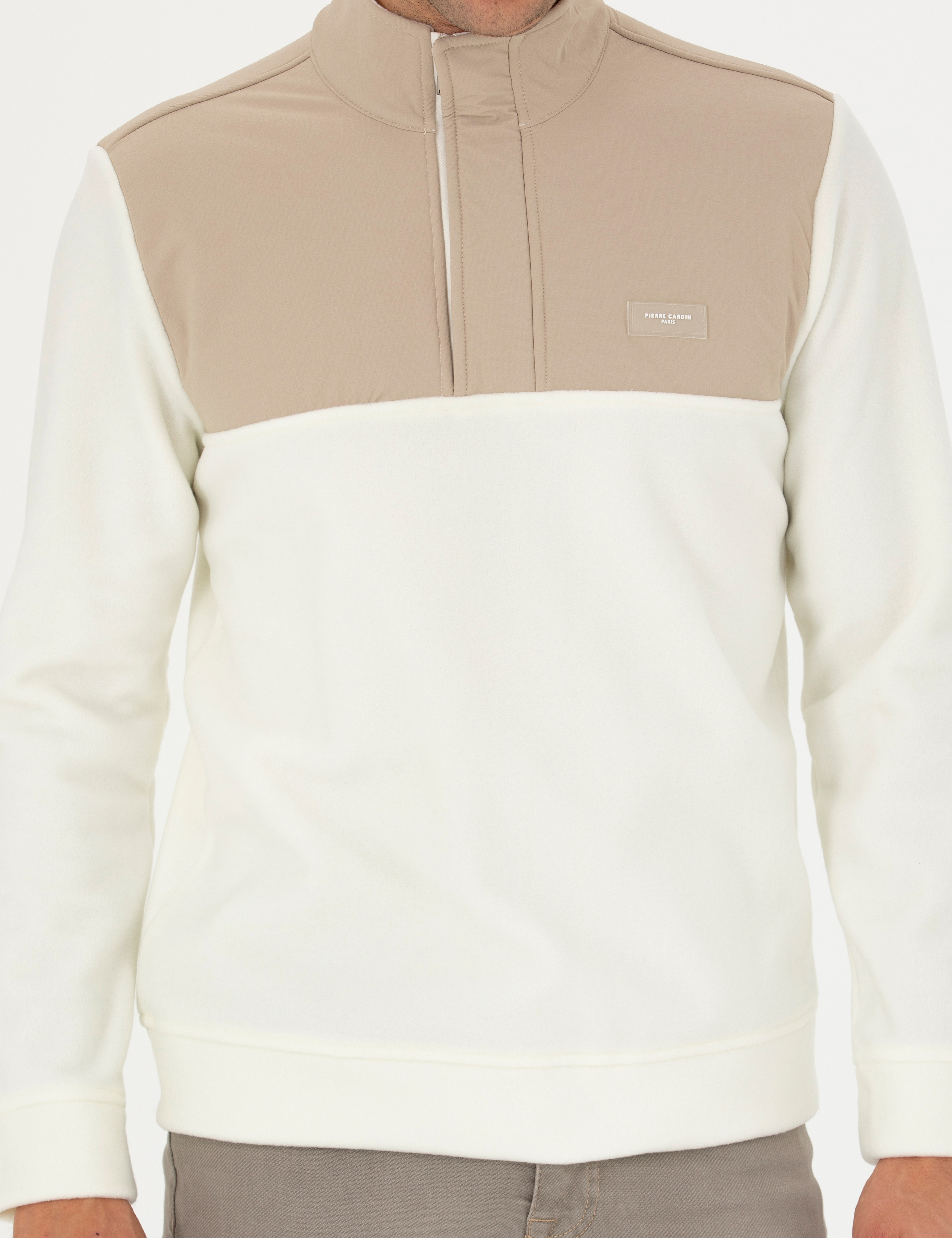 Ekru Regular Fit Sweatshirt