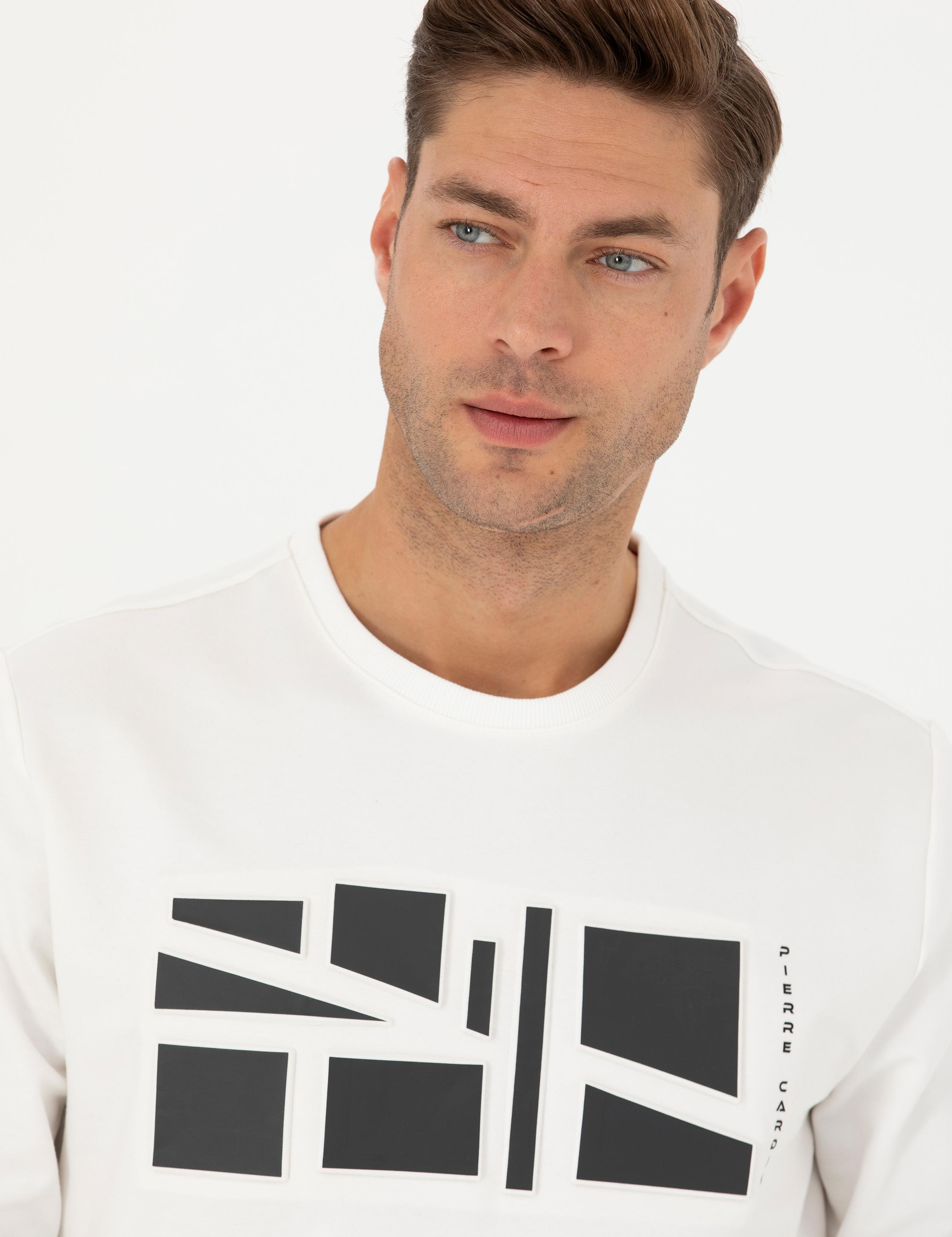 Ekru Regular Fit Sweatshirt