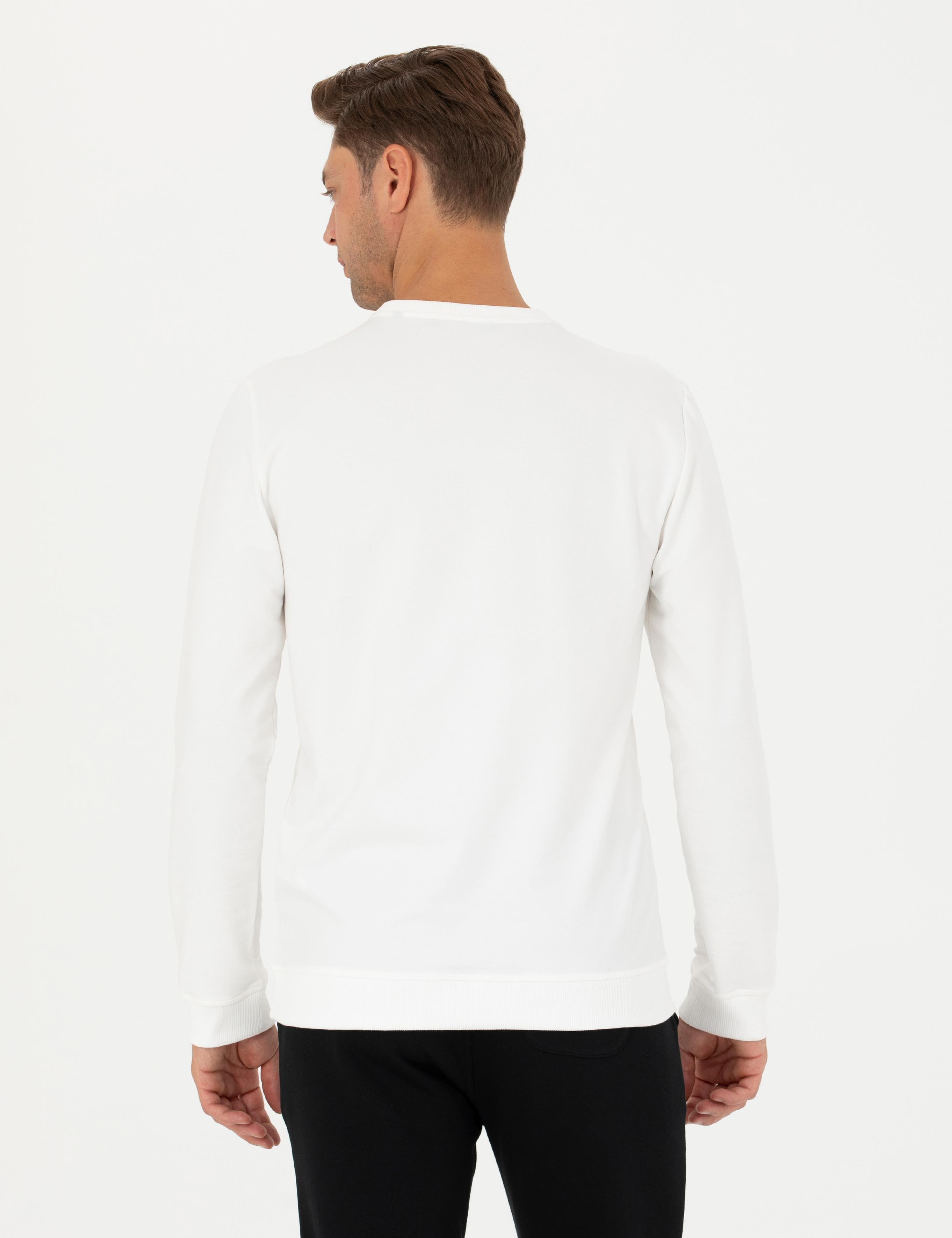 Ekru Regular Fit Sweatshirt