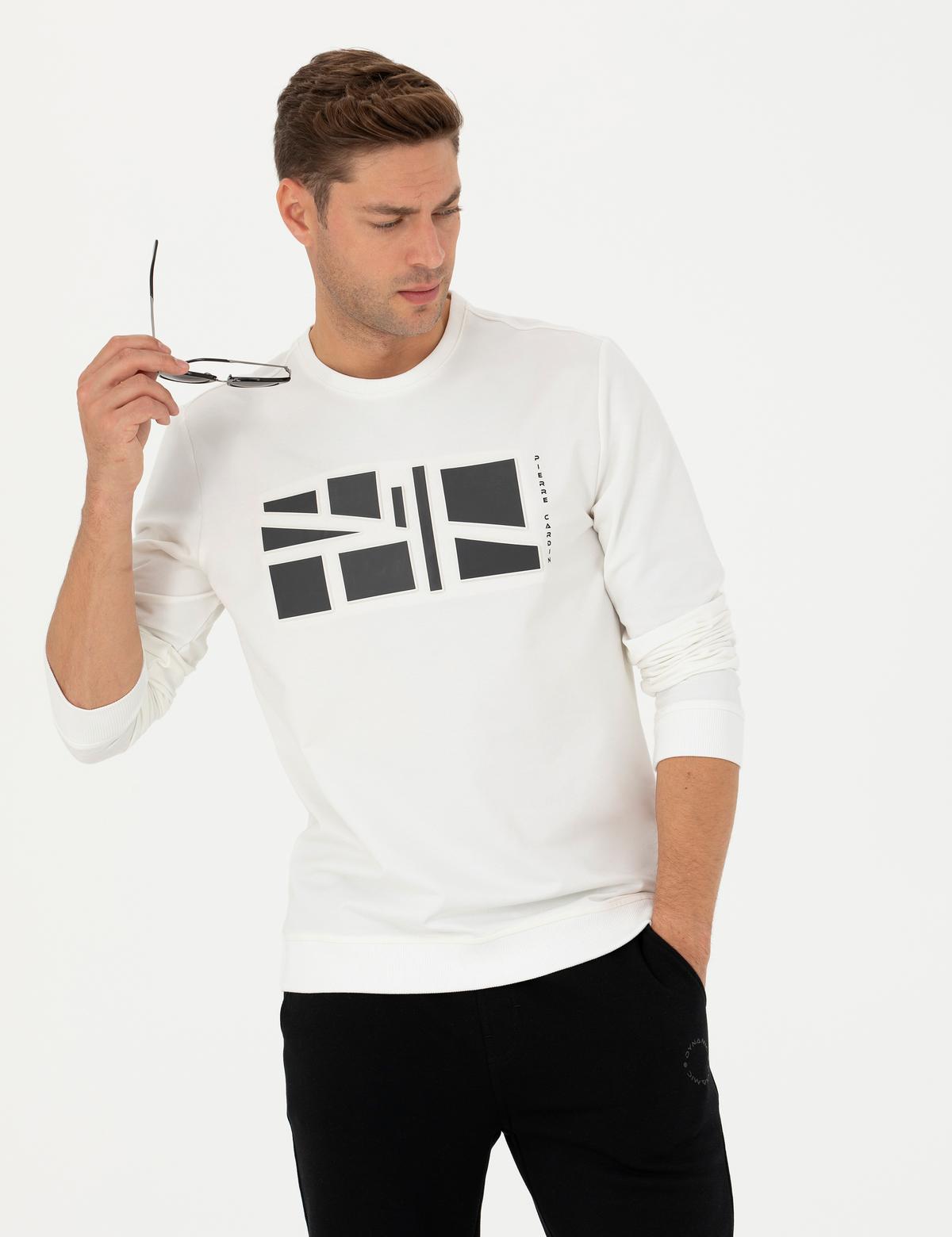 Ekru Regular Fit Sweatshirt - 50273399017