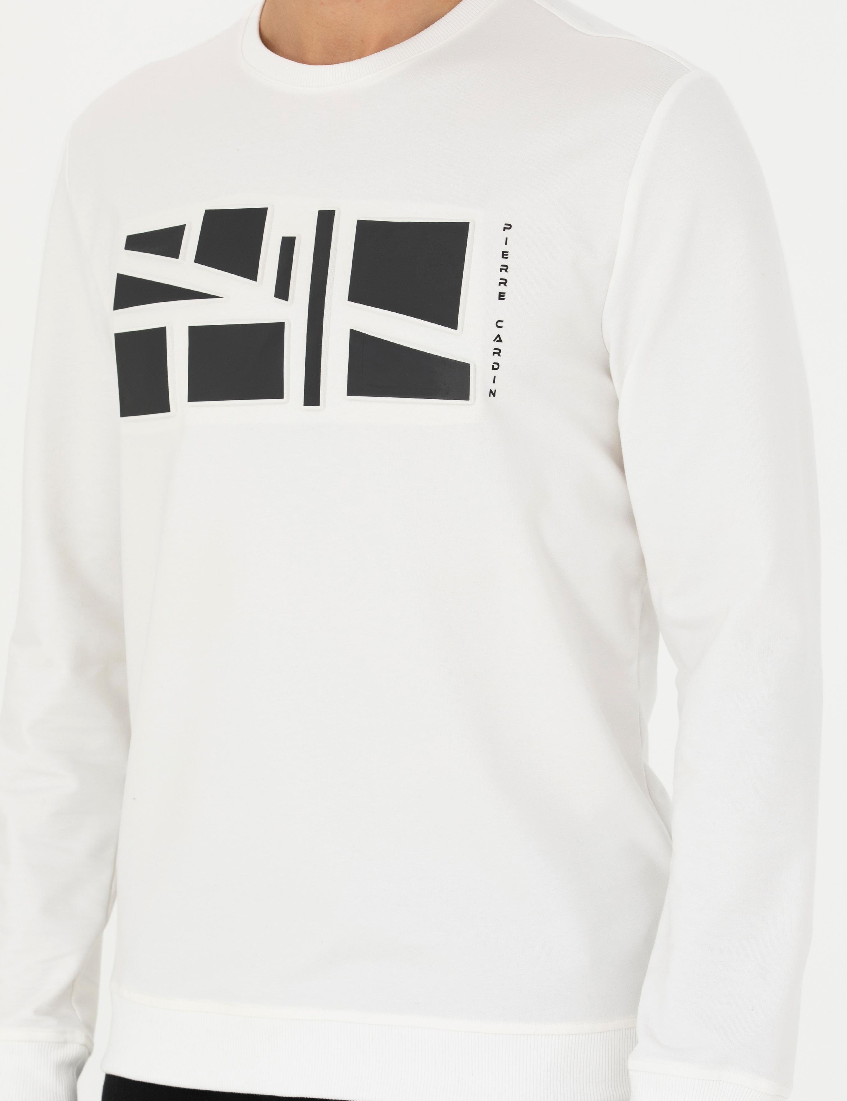 Ekru Regular Fit Sweatshirt