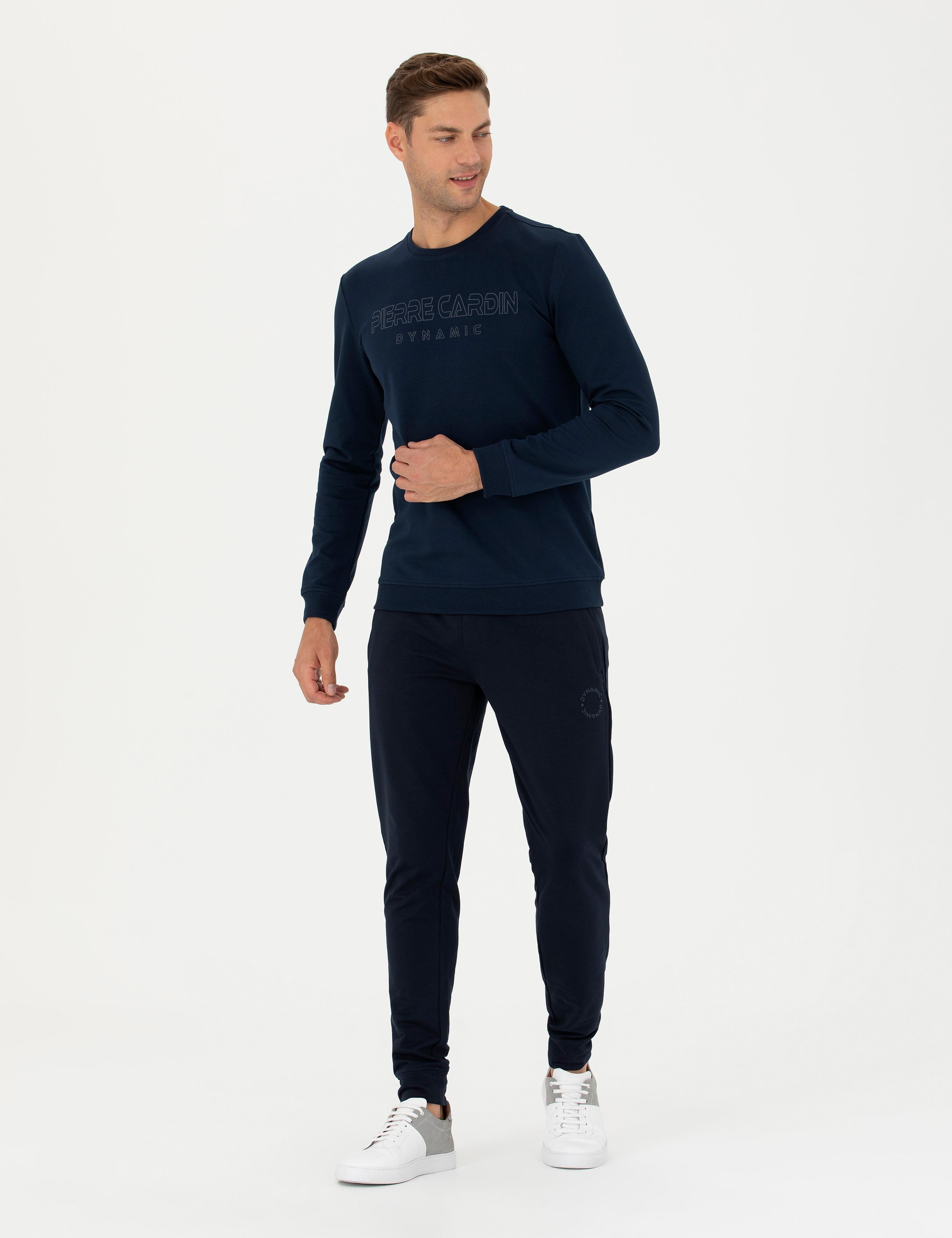 Lacivert Regular Fit Sweatshirt