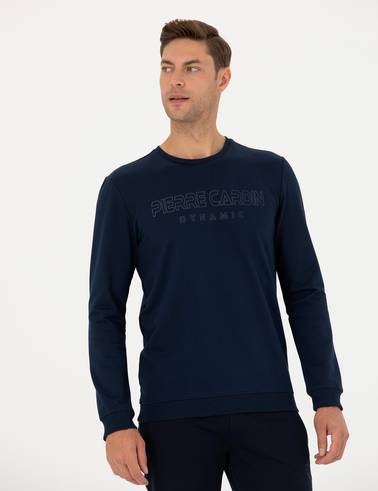 Lacivert Regular Fit Sweatshirt
