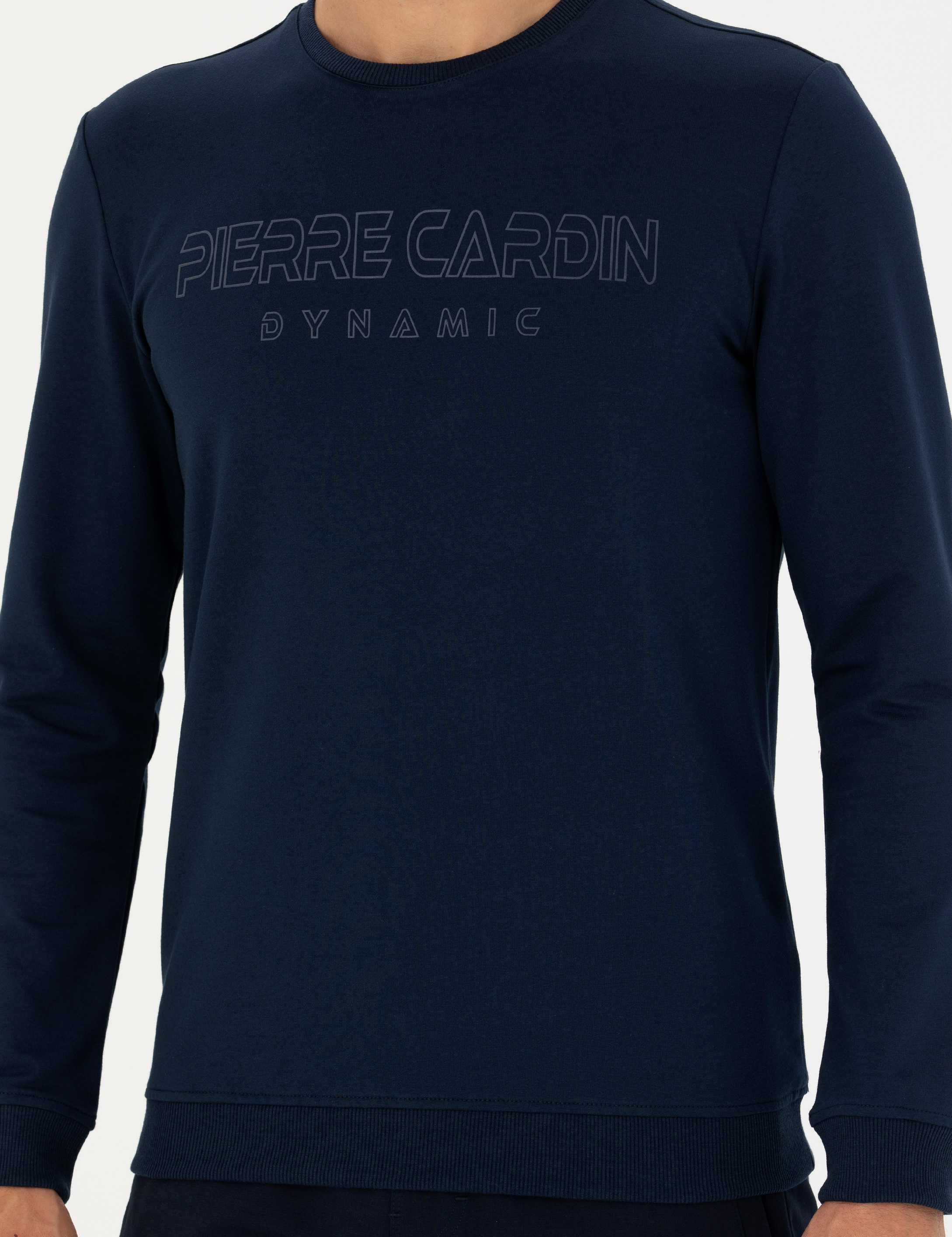 Pierre Cardin Lacivert Regular Fit Sweatshirt görsel 7