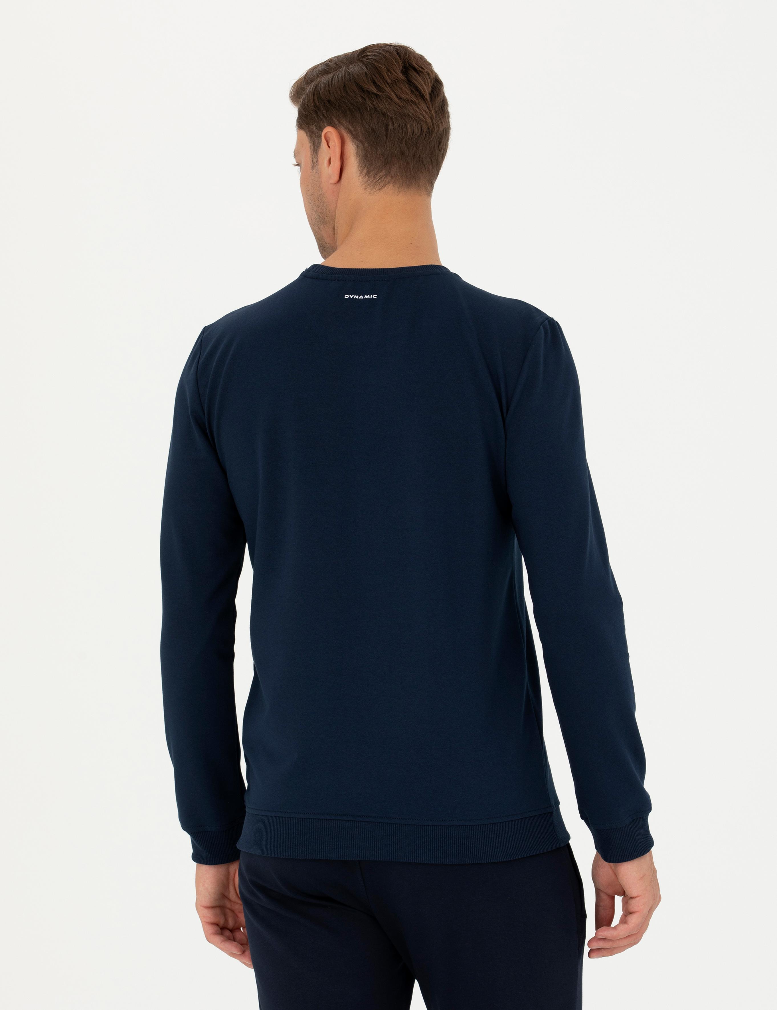 Lacivert Regular Fit Sweatshirt