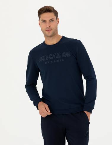 Lacivert Regular Fit Sweatshirt