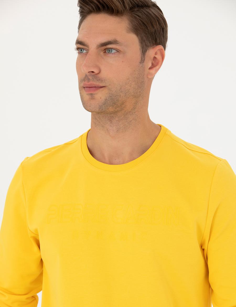 Sarı Regular Fit Sweatshirt