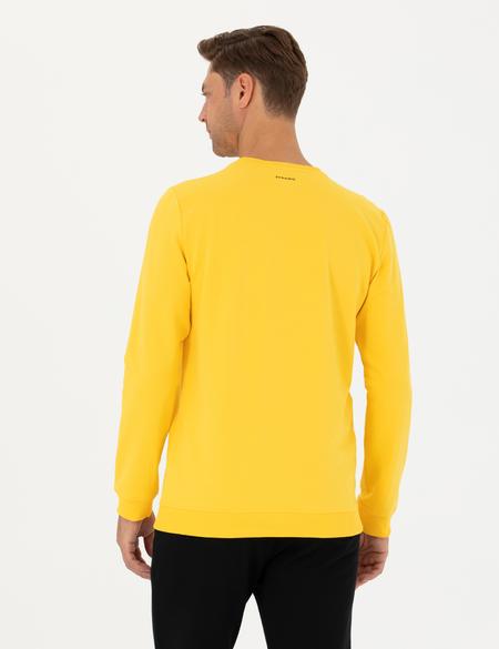 Sarı Regular Fit Sweatshirt - 50270213044