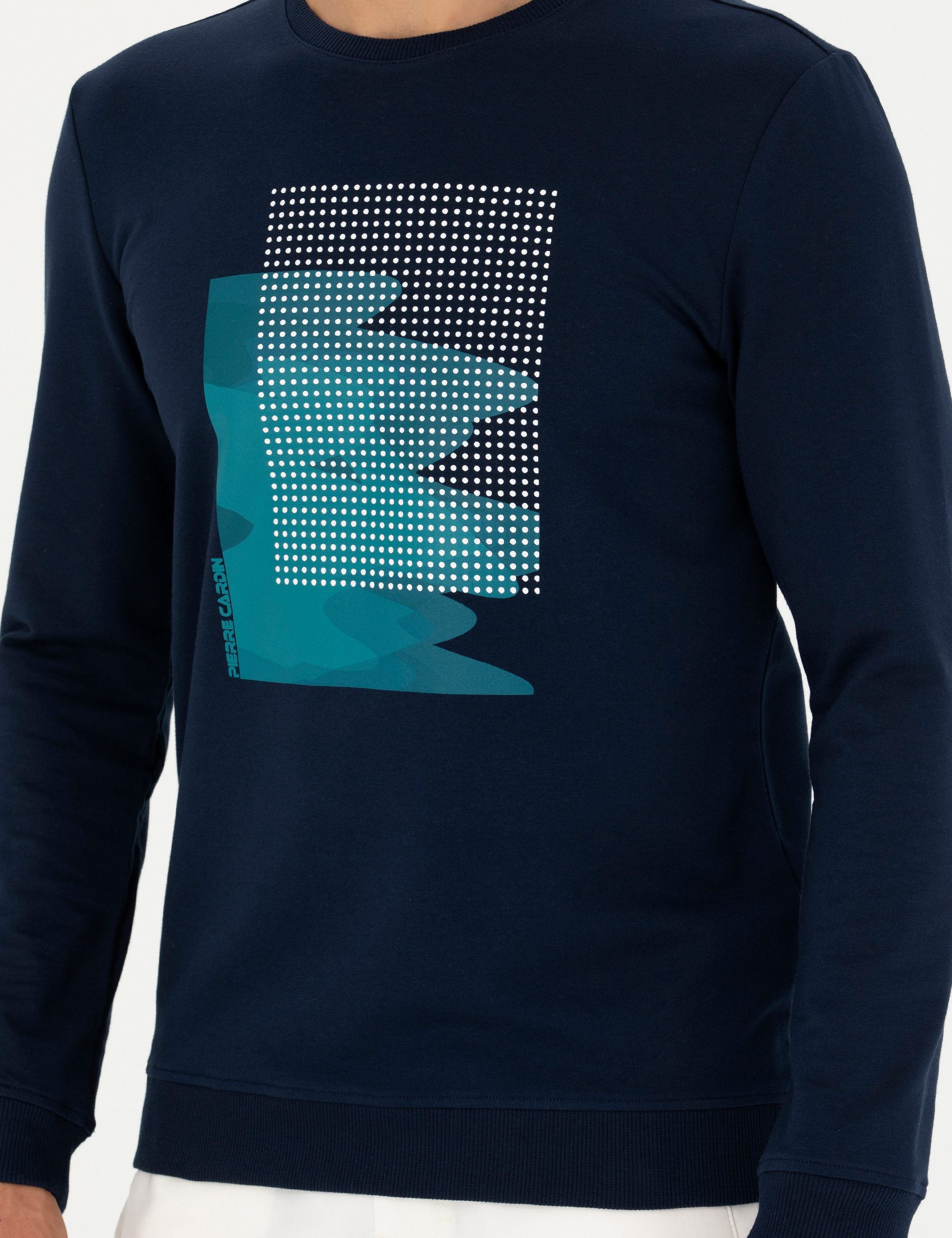 Lacivert Regular Fit Sweatshirt - Image 7