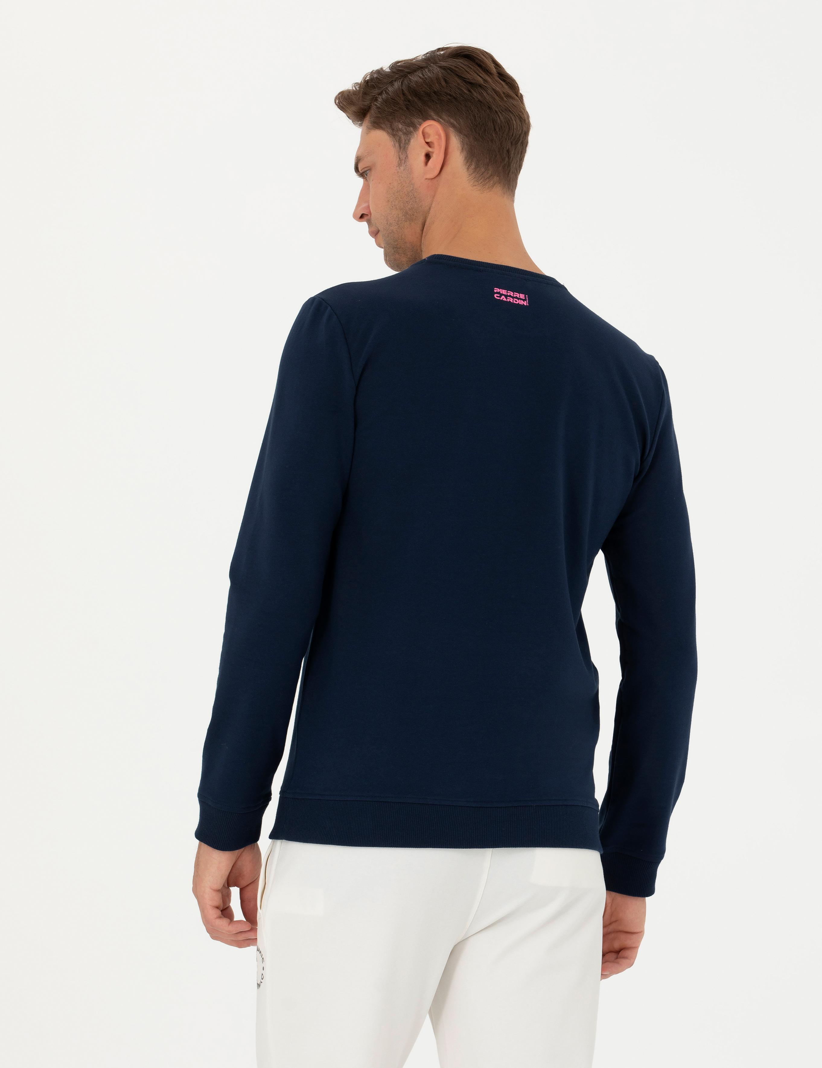 Lacivert Regular Fit Sweatshirt
