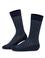 Erkek Bambu Karışımlı Lacivert Soket Desenli Çorap