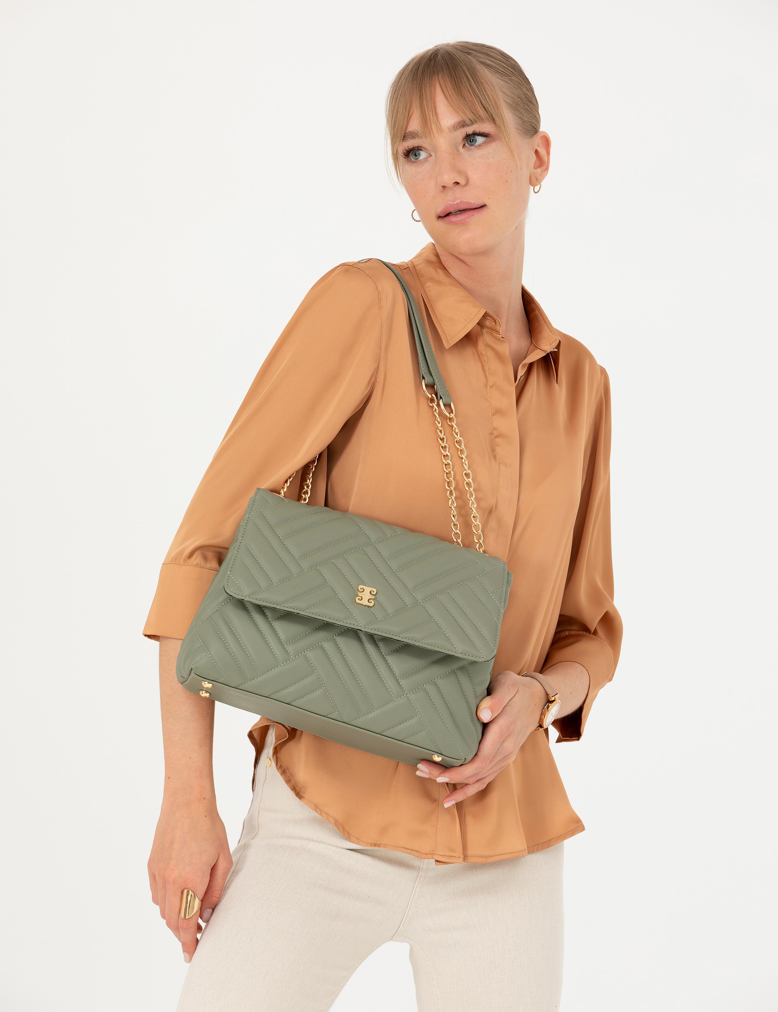 Yeşil Omuz Çantası