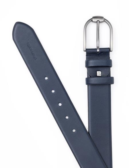 Lacivert %100 Deri Denim Kemer - 50288627010