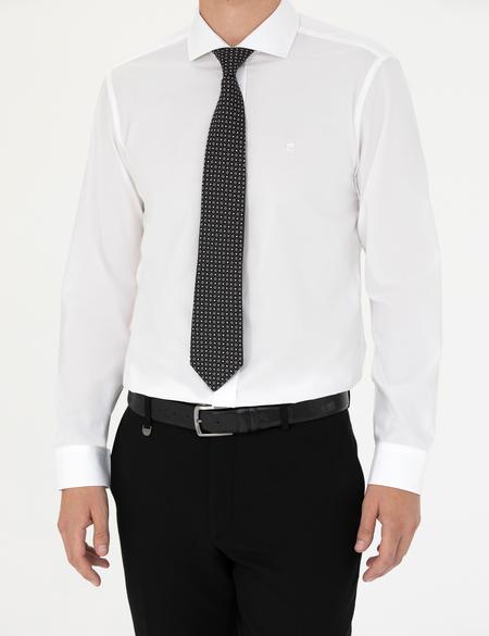 Beyaz Slim Fit Uzun Kollu Gömlek - 50286002007