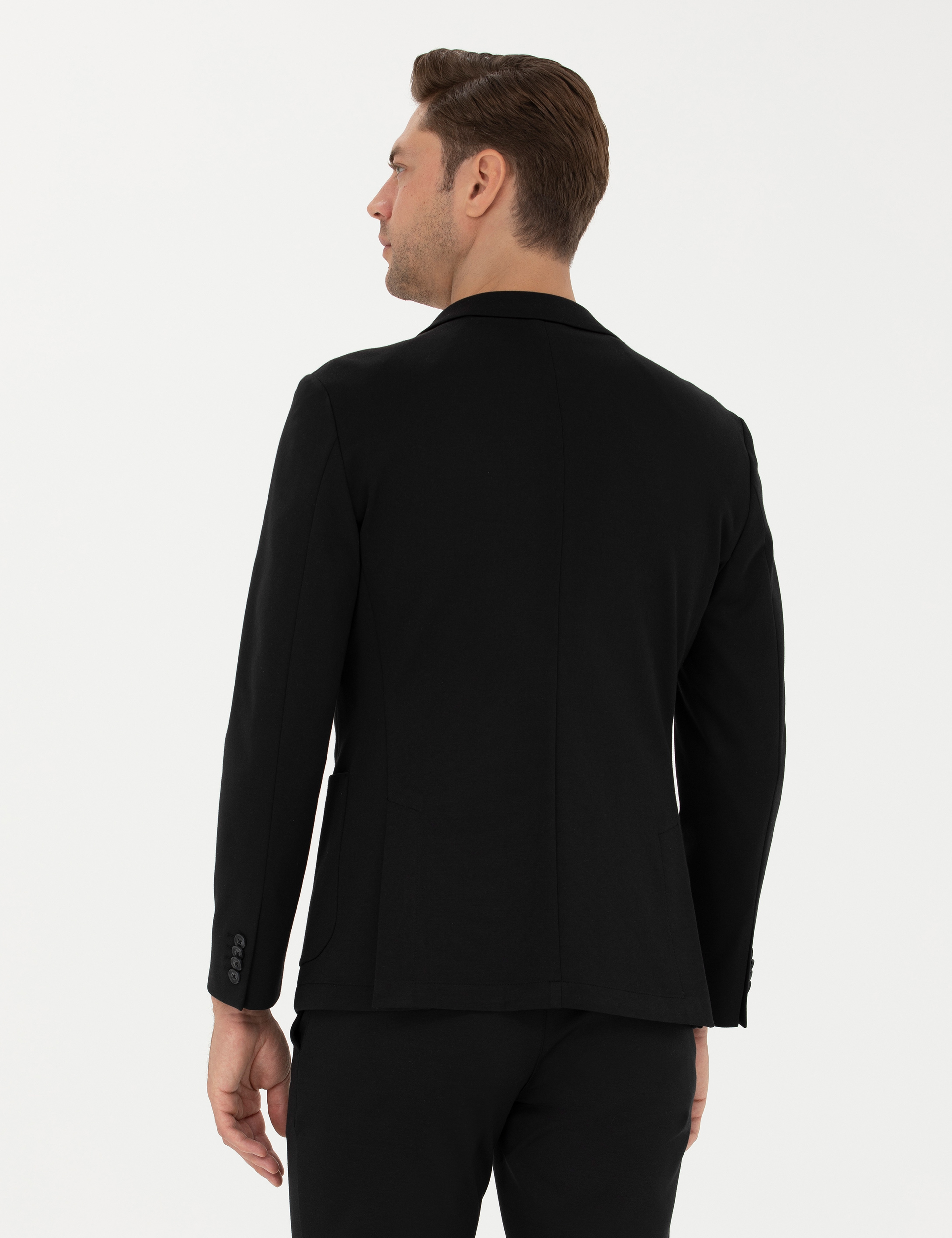 Siyah Ekstra Slim Fit Blazer Ceket