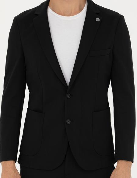 Siyah Ekstra Slim Fit Blazer Ceket - 50287472020