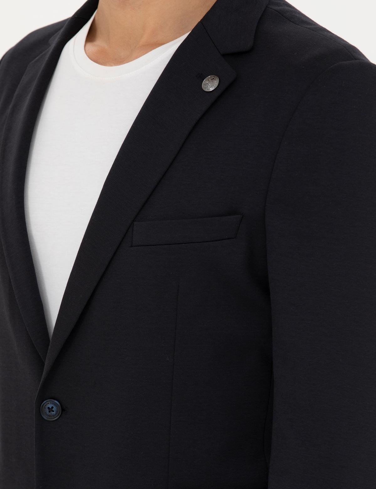 Lacivert Ekstra Slim Fit Blazer Ceket - 50287472041